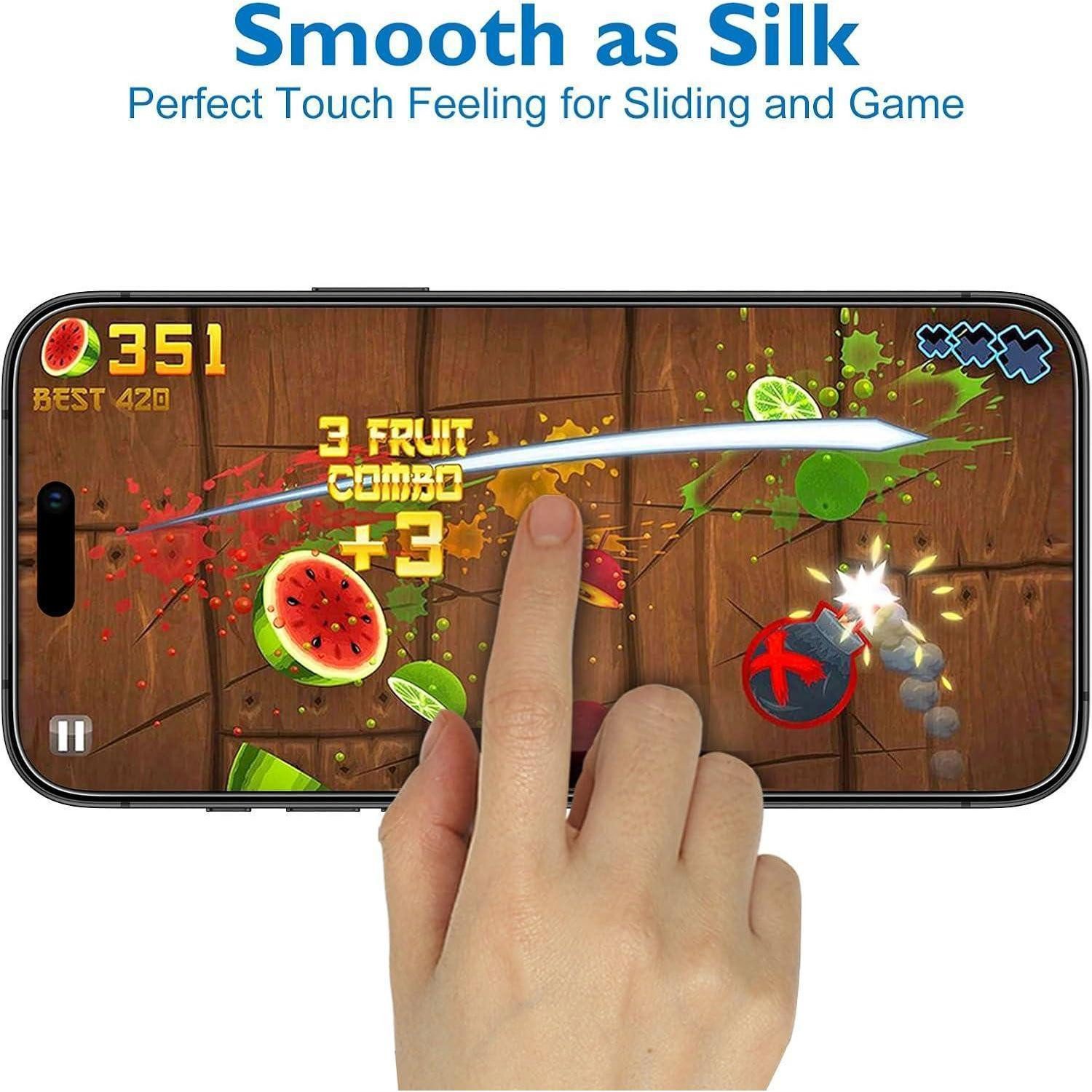 LuxusKollektion Displayschutzglas Schutzfolie Panzerglas 9H Matt Kameraschutz iPhone 17 Pro Max-6.9 Inch, 1 Stück – Bild 4 von 5