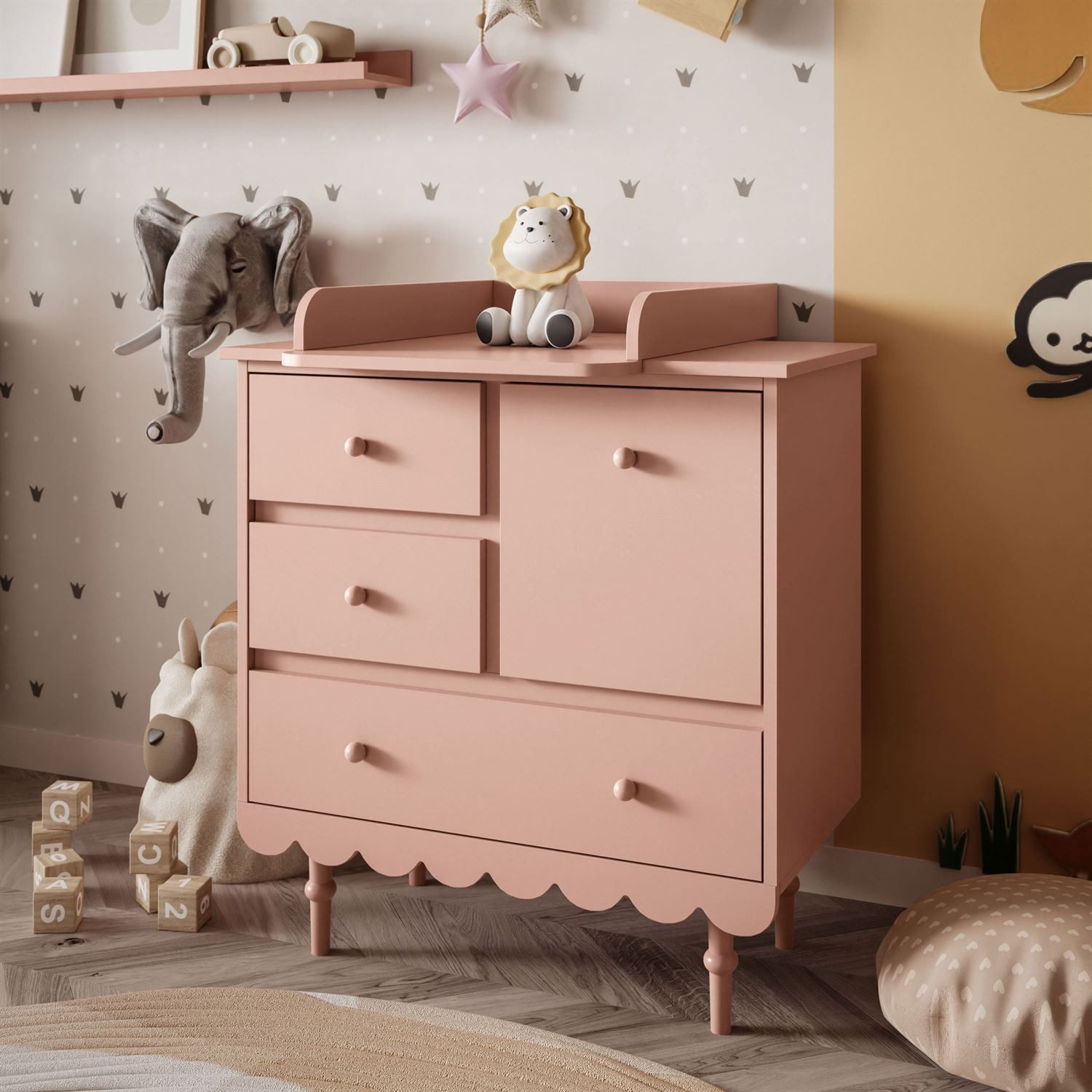 Lookway Kommode BABUSHKA Sideboard mit Schubladen