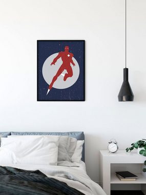Komar Wandbild Iron Man Fly, (1 St), Kinderzimmer, Schlafzimmer, Wohnzimmer