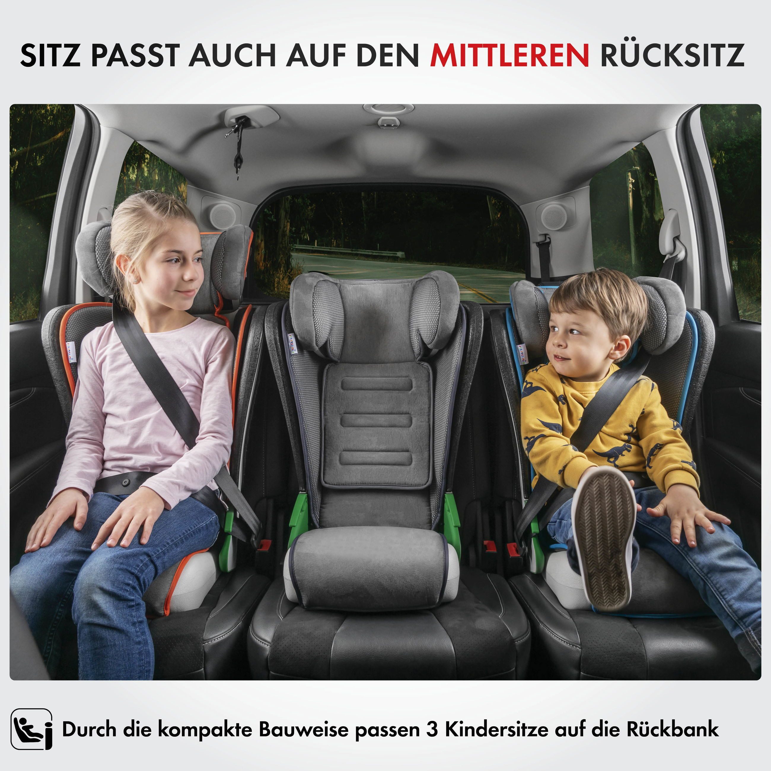 WALSER Autokindersitz Kindersitz Noemi, ab: ab 3 Jahre, bis: - 8 Jahren, (1 Stück, 1-tlg)