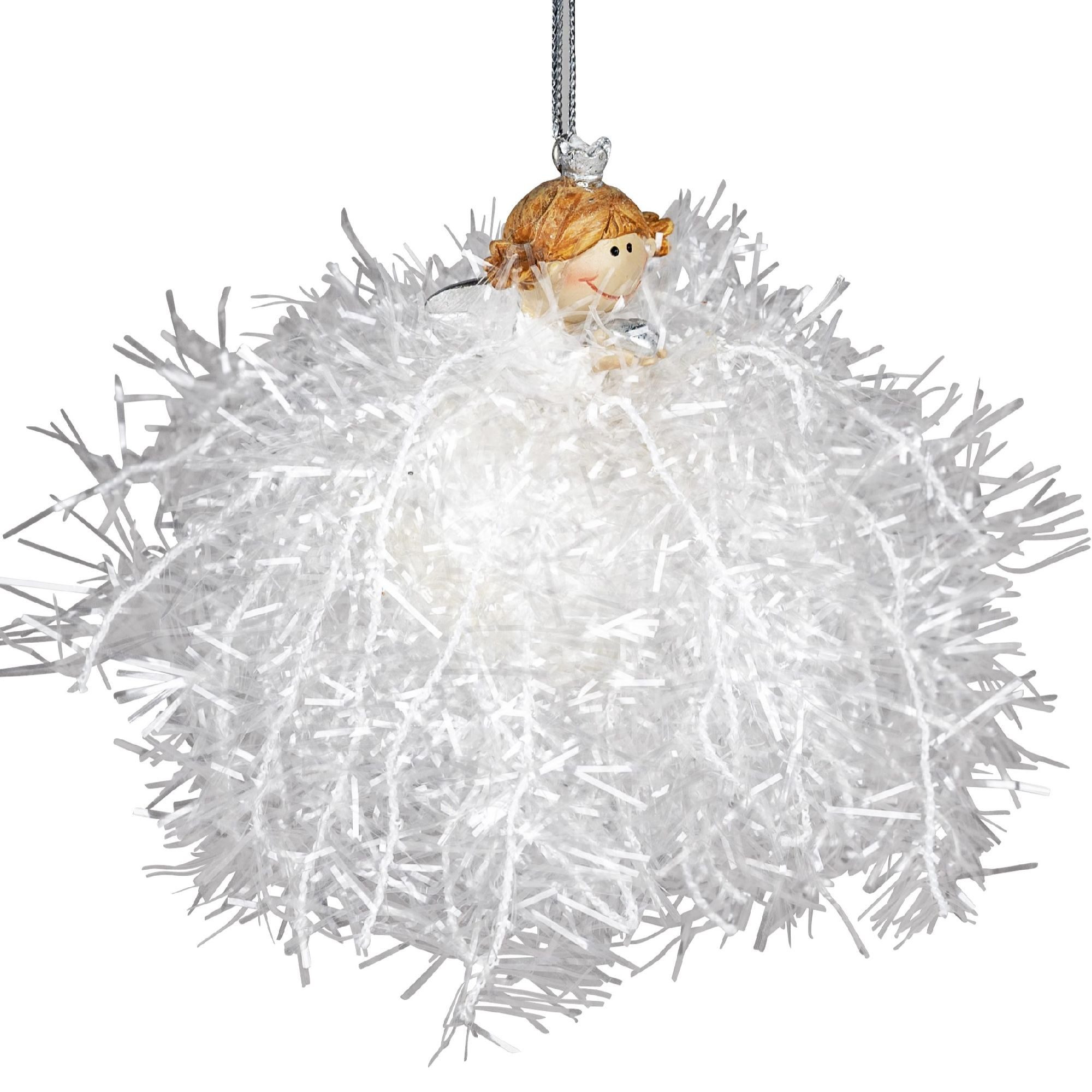 formano Hängedekoration Winterengel, Farbe: Weiß, Motiv: Engel günstig online kaufen