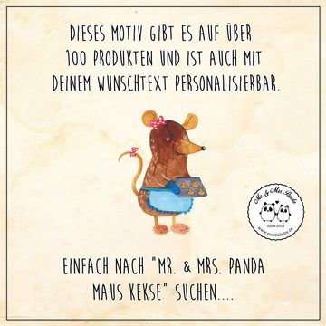 Mr. & Mrs. Panda Tasse Maus Kekse - Transparent - Geschenk, Becher, Weihnachtskekse, Karabin, Edelstahl, Karabinerhaken