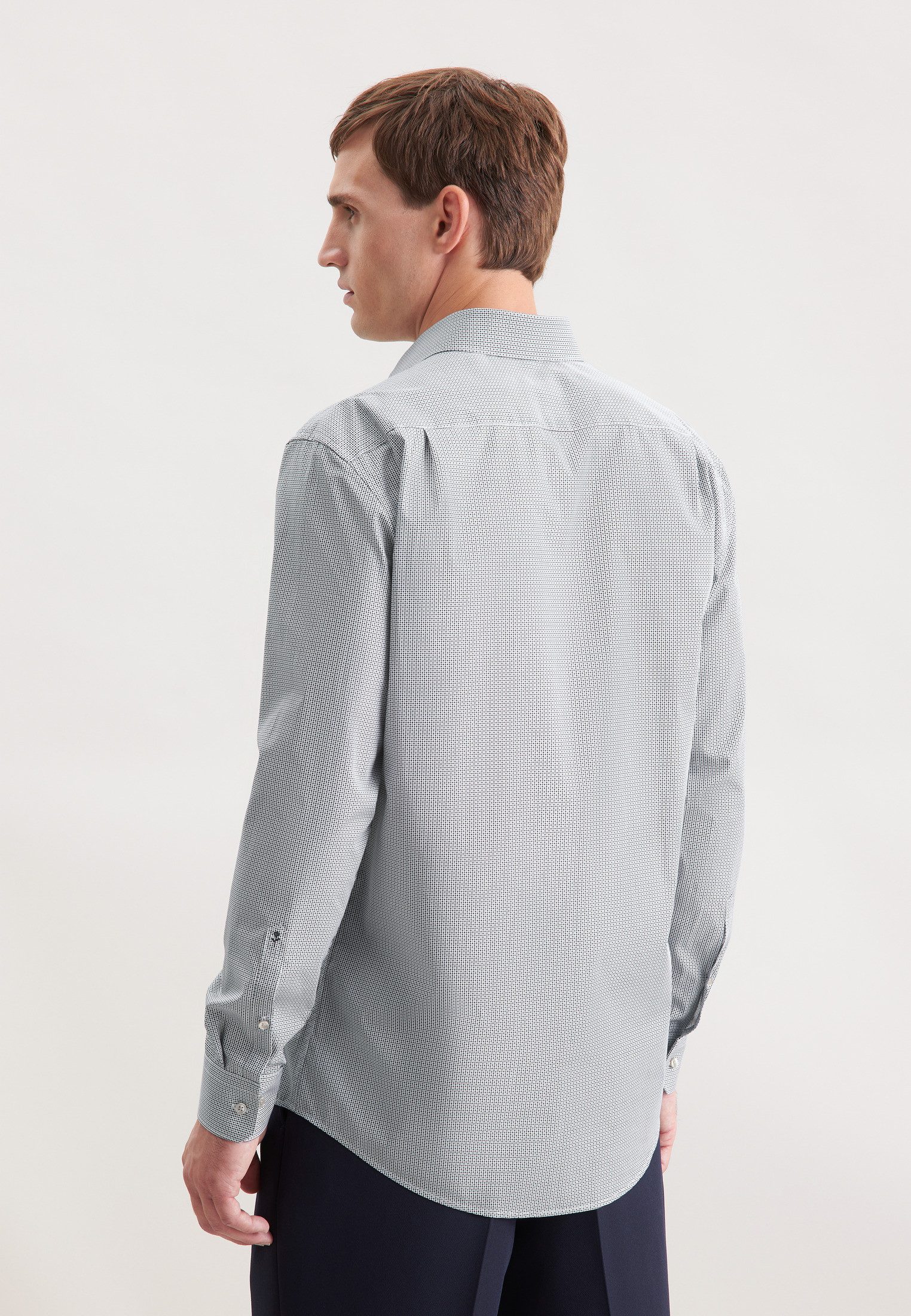 seidensticker Businesshemd Schwarze Rose Regular 1/1 Kentkragen Druck günstig online kaufen