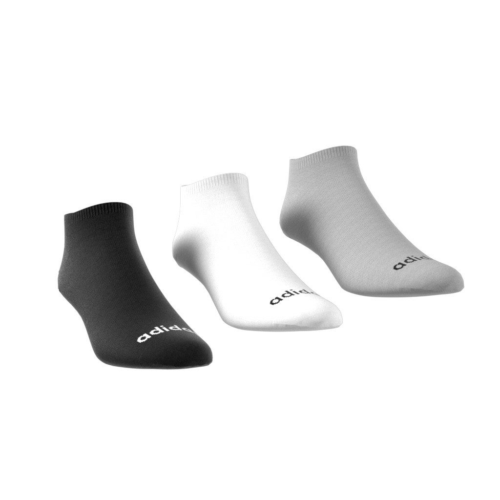 adidas Performance Sportsocken Sneaker Low Cut No Show (Baumwollmix, leicht) weiss/schwarz/grau
