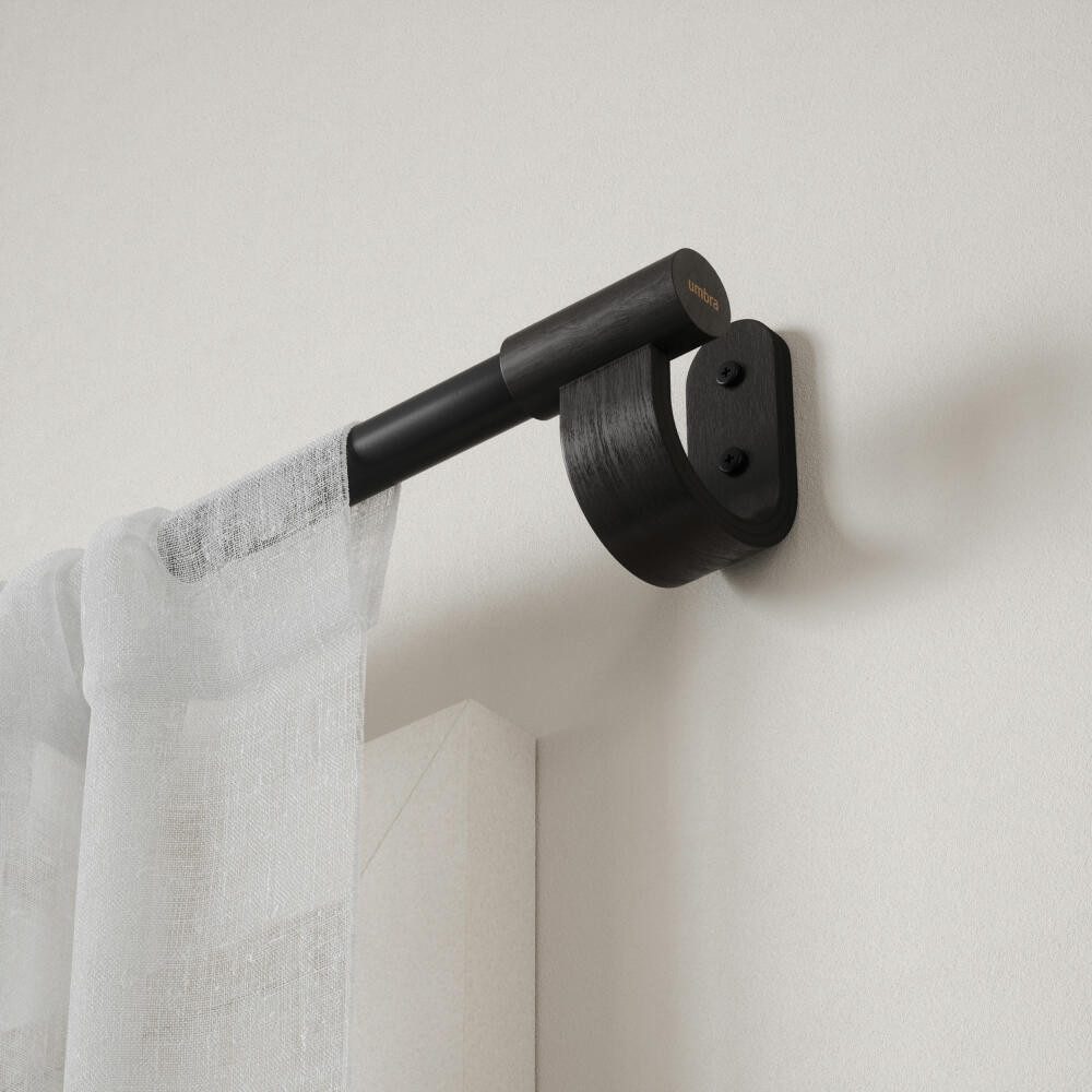 Umbra Vorhangstange Bellwood Schwarz, 107 bis günstig online kaufen