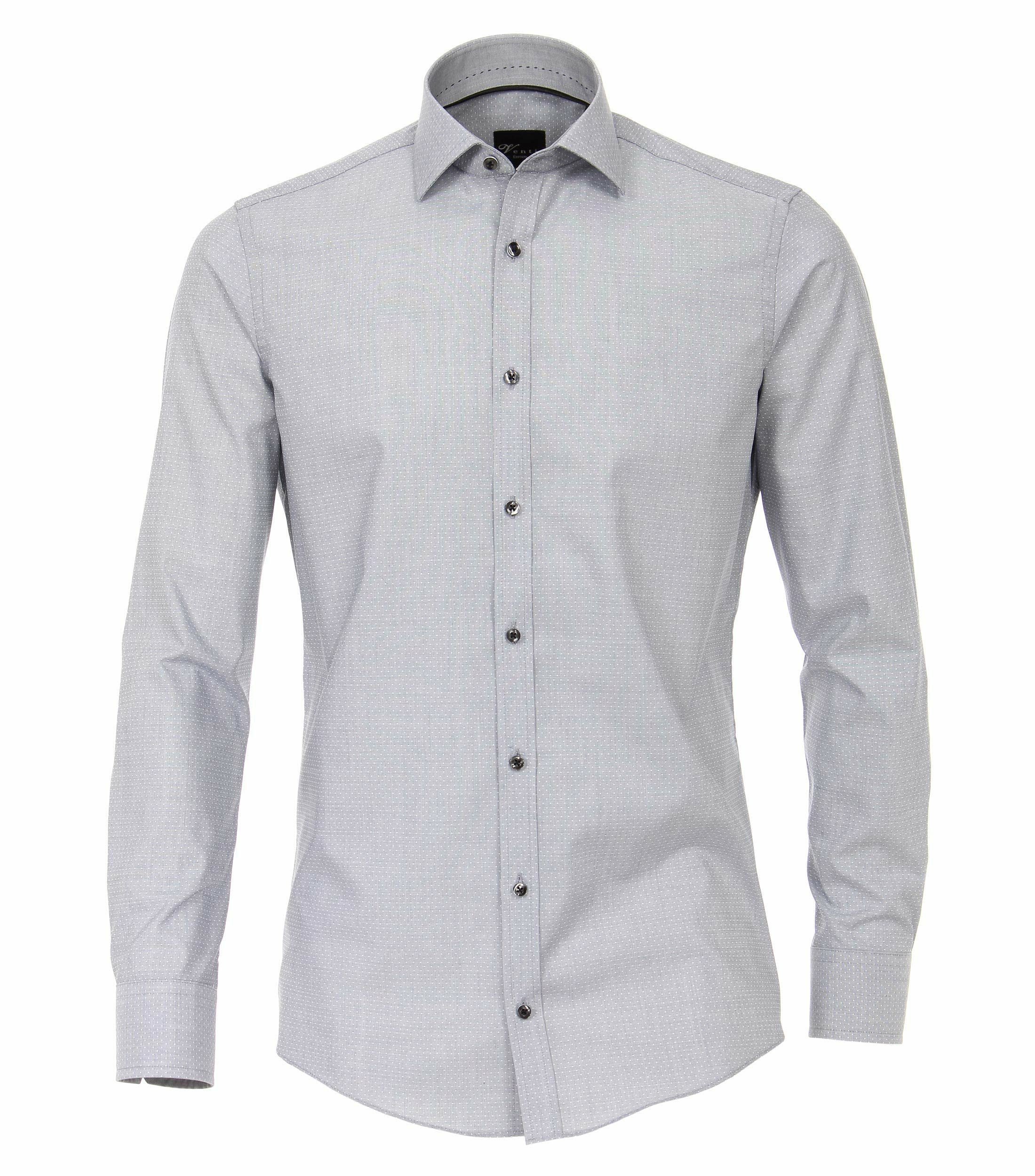 VENTI Langarmhemd Langarm Business Hemd für Herren (1-tlg)