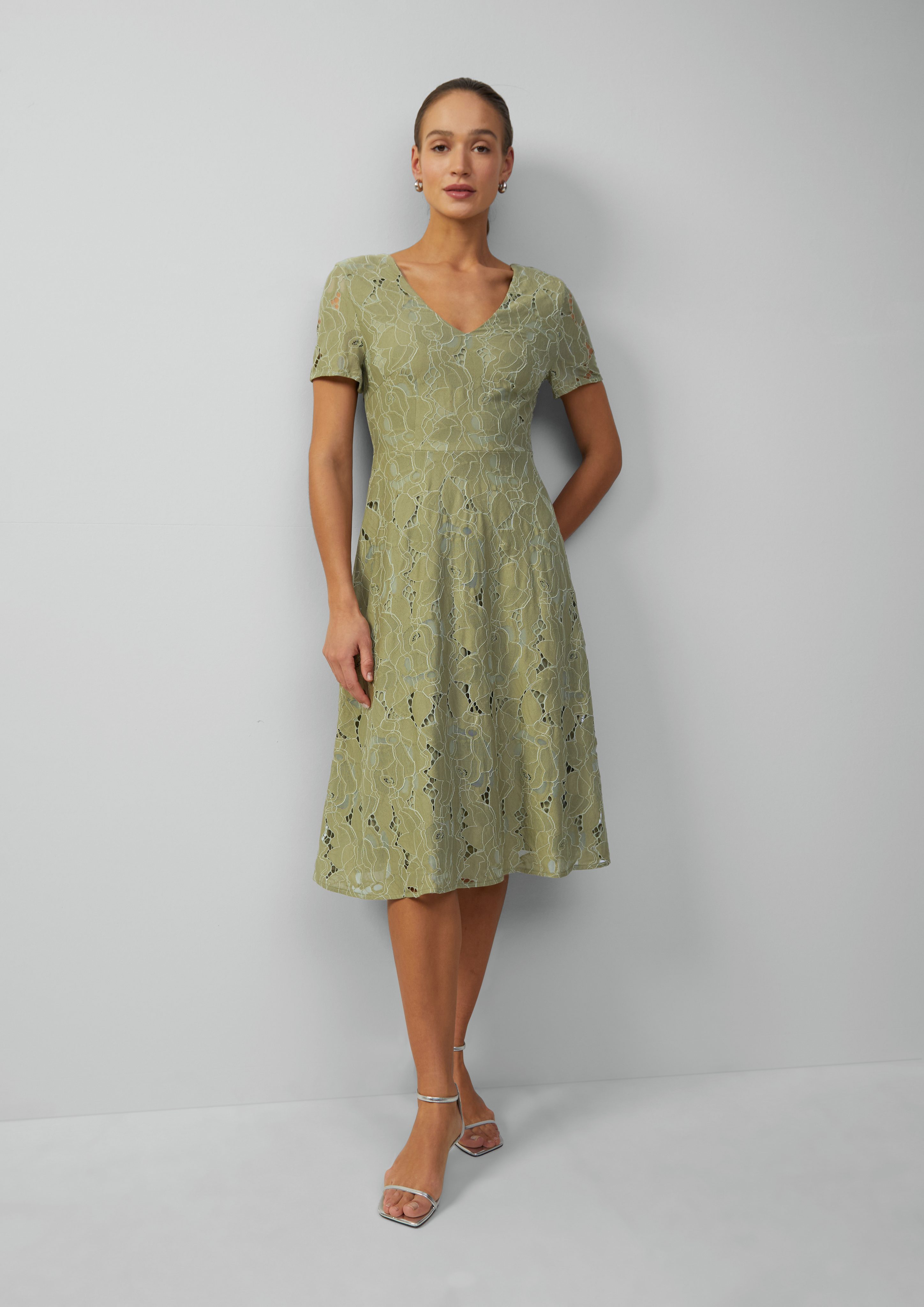 s.Oliver BLACK LABEL Minikleid Midikleid aus günstig online kaufen