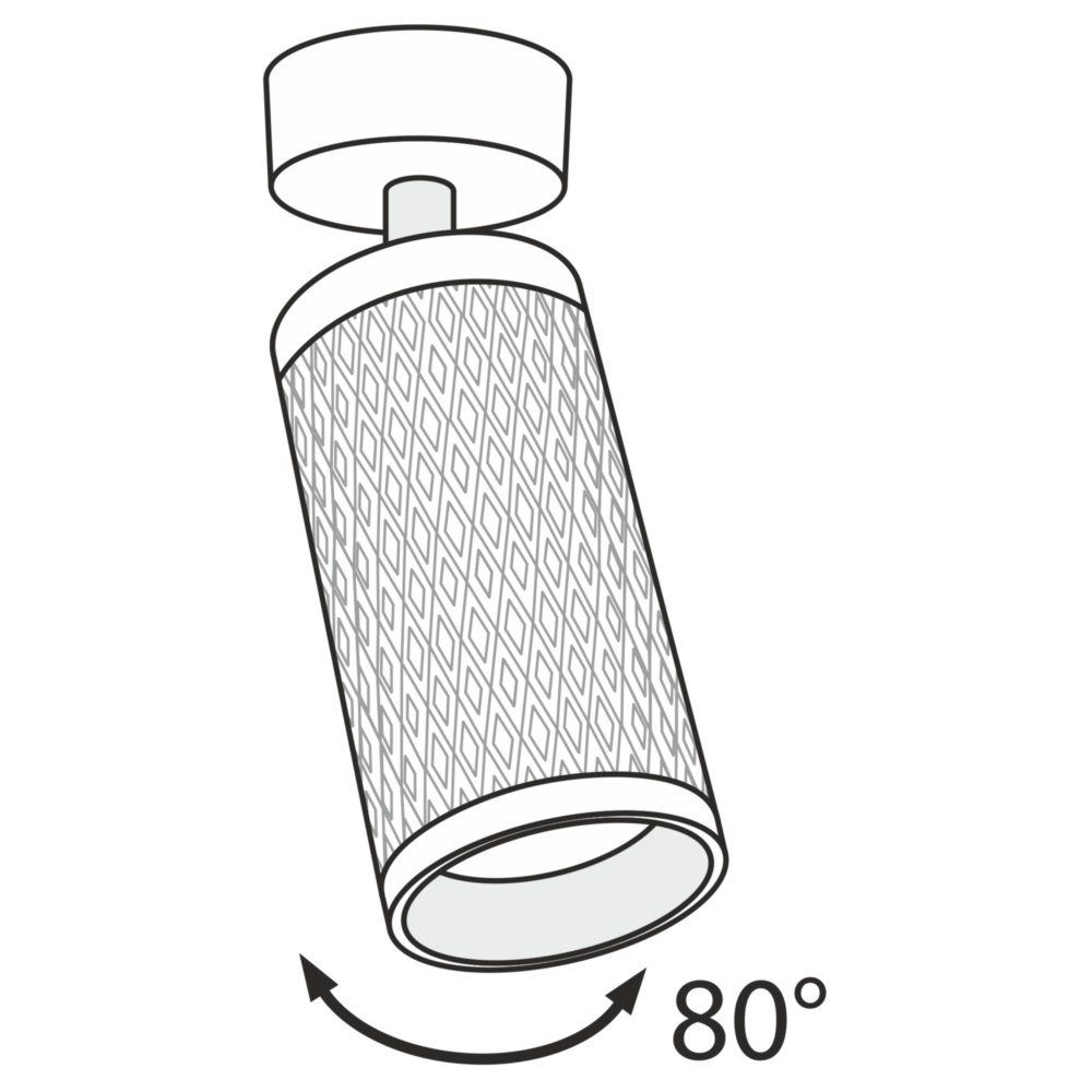 Maytoni Nein, in GU10 60mm, Weiß keine Deckenleuchte enthalten: Angabe, Deckenlampe, Deckenlicht warmweiss, Deckenstrahler Leuchtmittel Deckenbeleuchtung, Focus