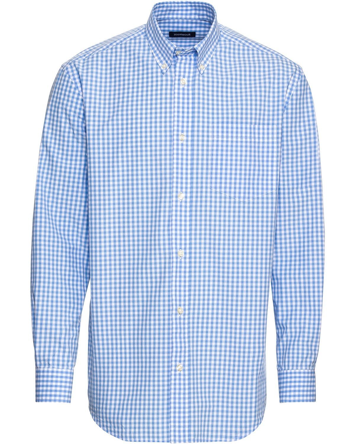 Highmoor Strickjacke Set: Zipperjacke + Hemd in Vichykaro günstig online kaufen