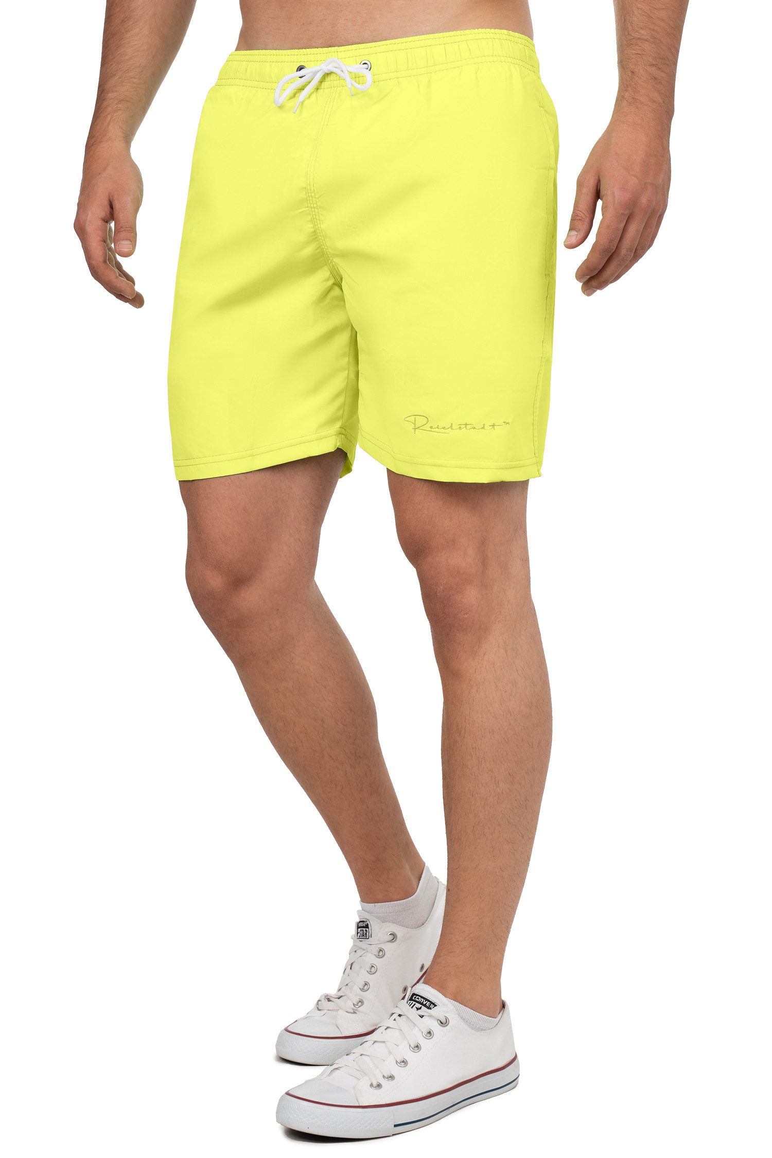 Reichstadt Badeshorts RS Herren Badeshorts 25RS073 Brandname-Stitching als dezentes Design-Highlight
