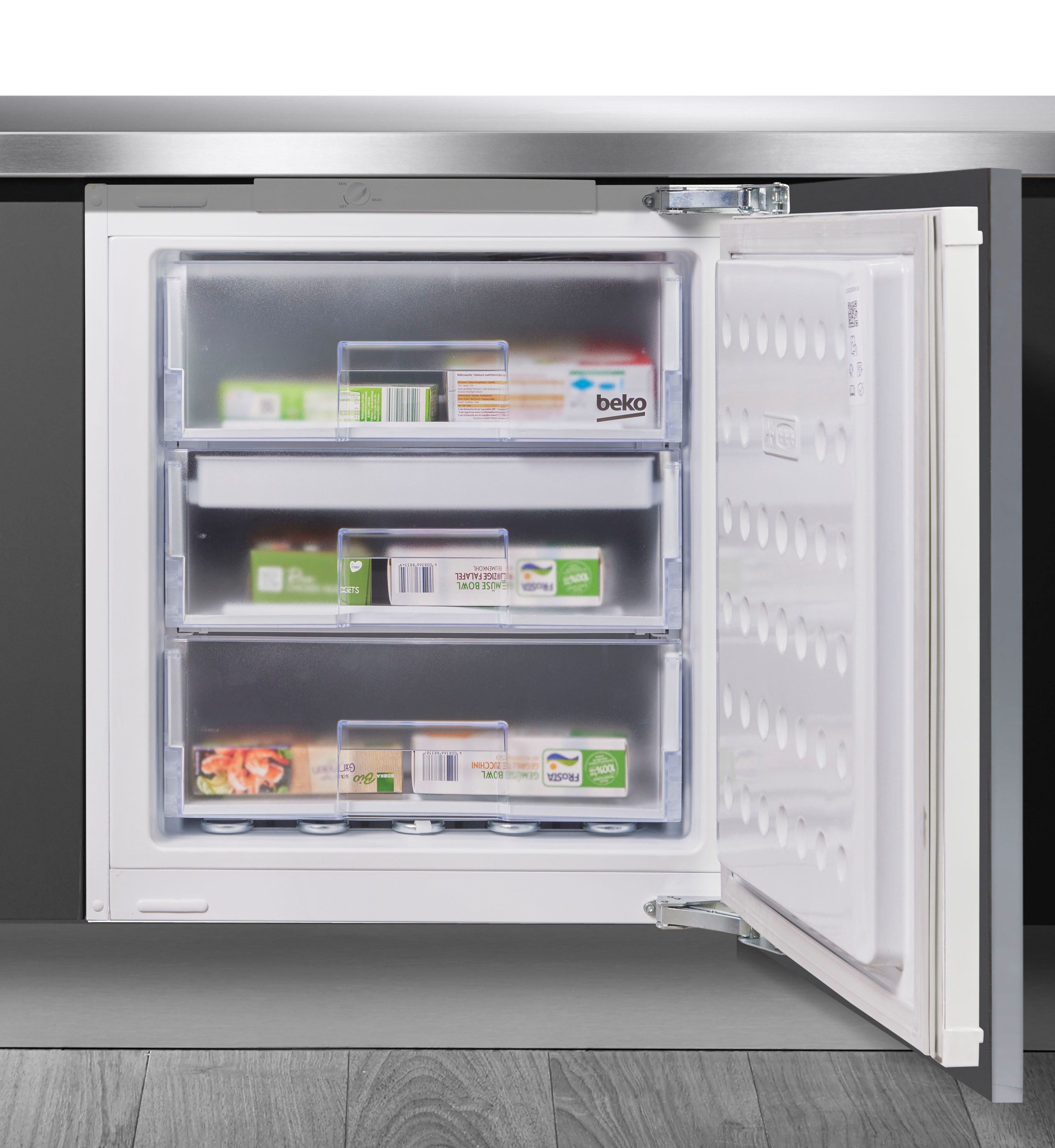 BEKO Einbaugefrierschrank BU1204N 7275240514, 81,8 cm hoch, 59,5 cm breit