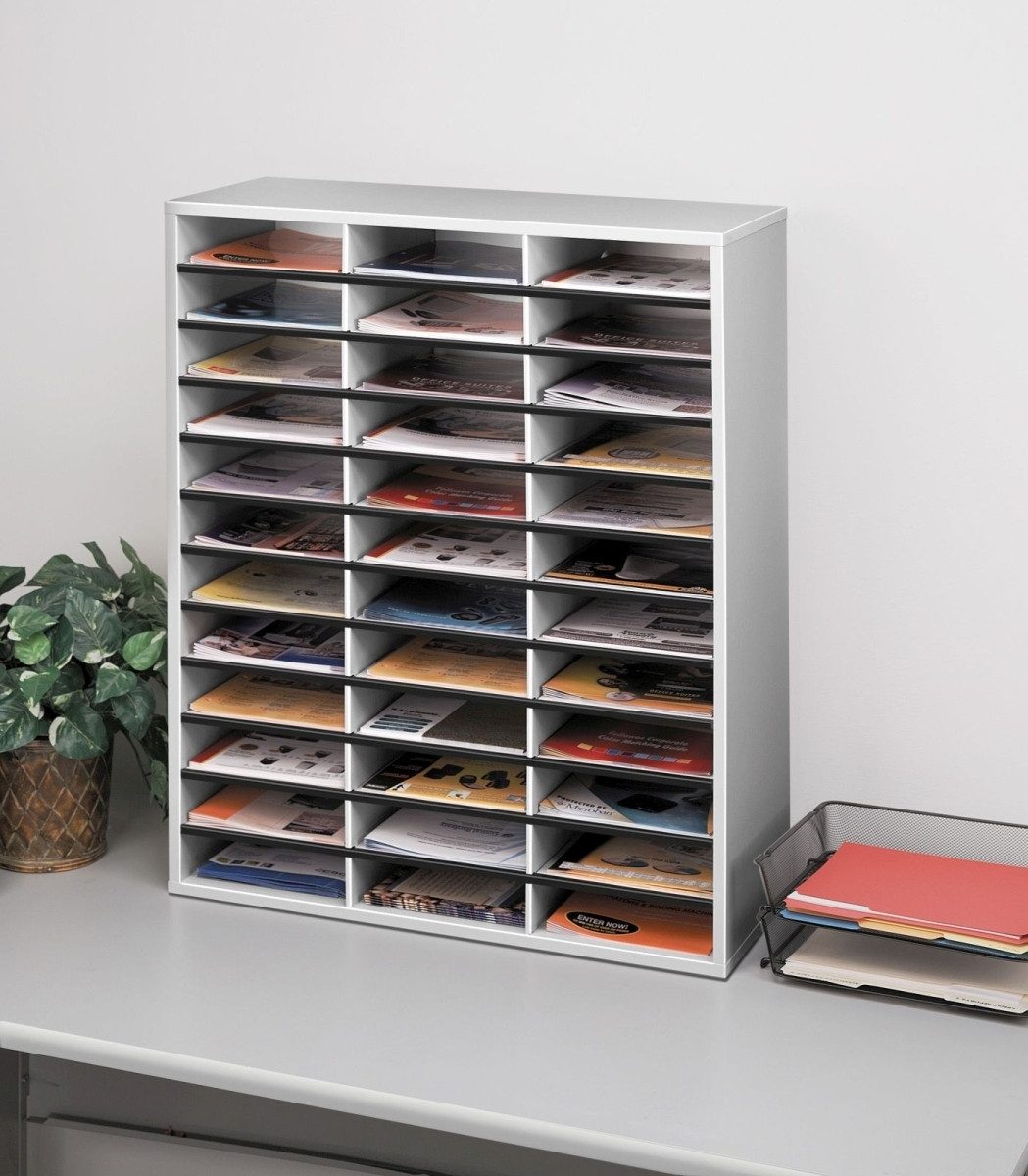 Organizer Post- und Broschüren Manager 24 Fächer 595x737x302mm taubengrau