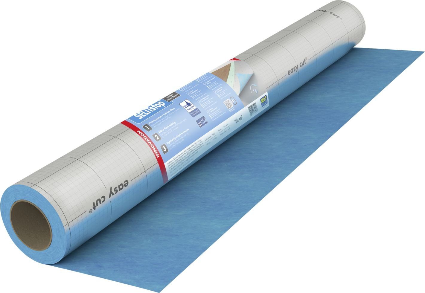 Selit Trittschalldämmplatte Selitstop Feuchteschutz Komfort Rolle 26 m