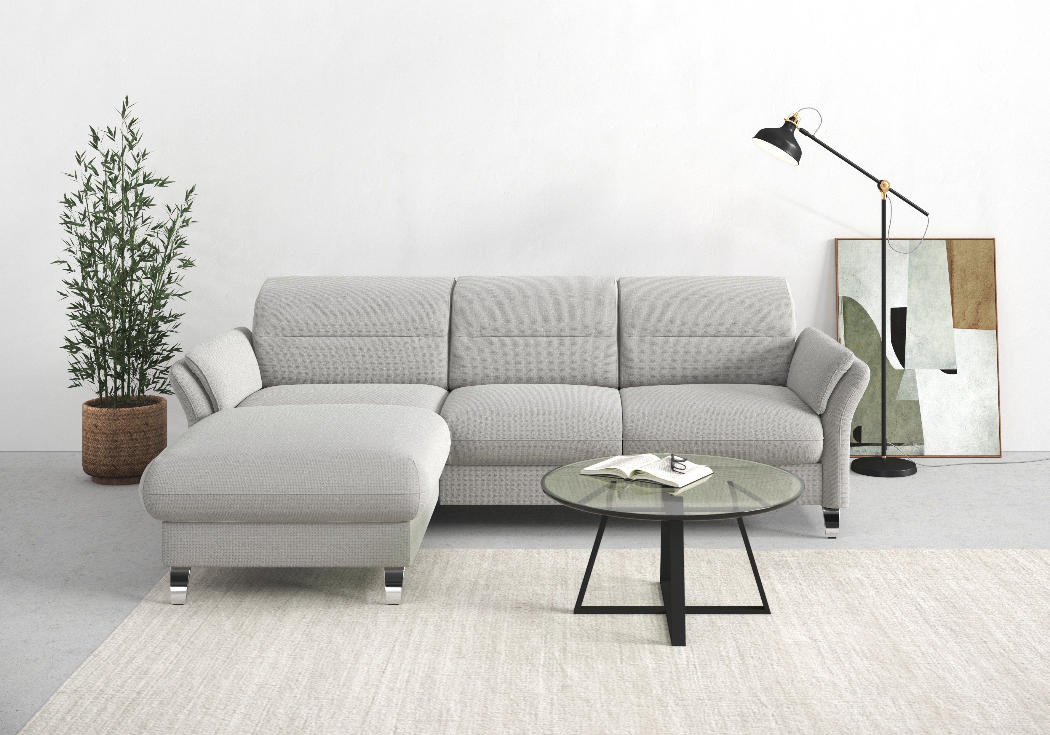 sit&more Ecksofa Grenoble L-Form mit Federkern, günstig online kaufen