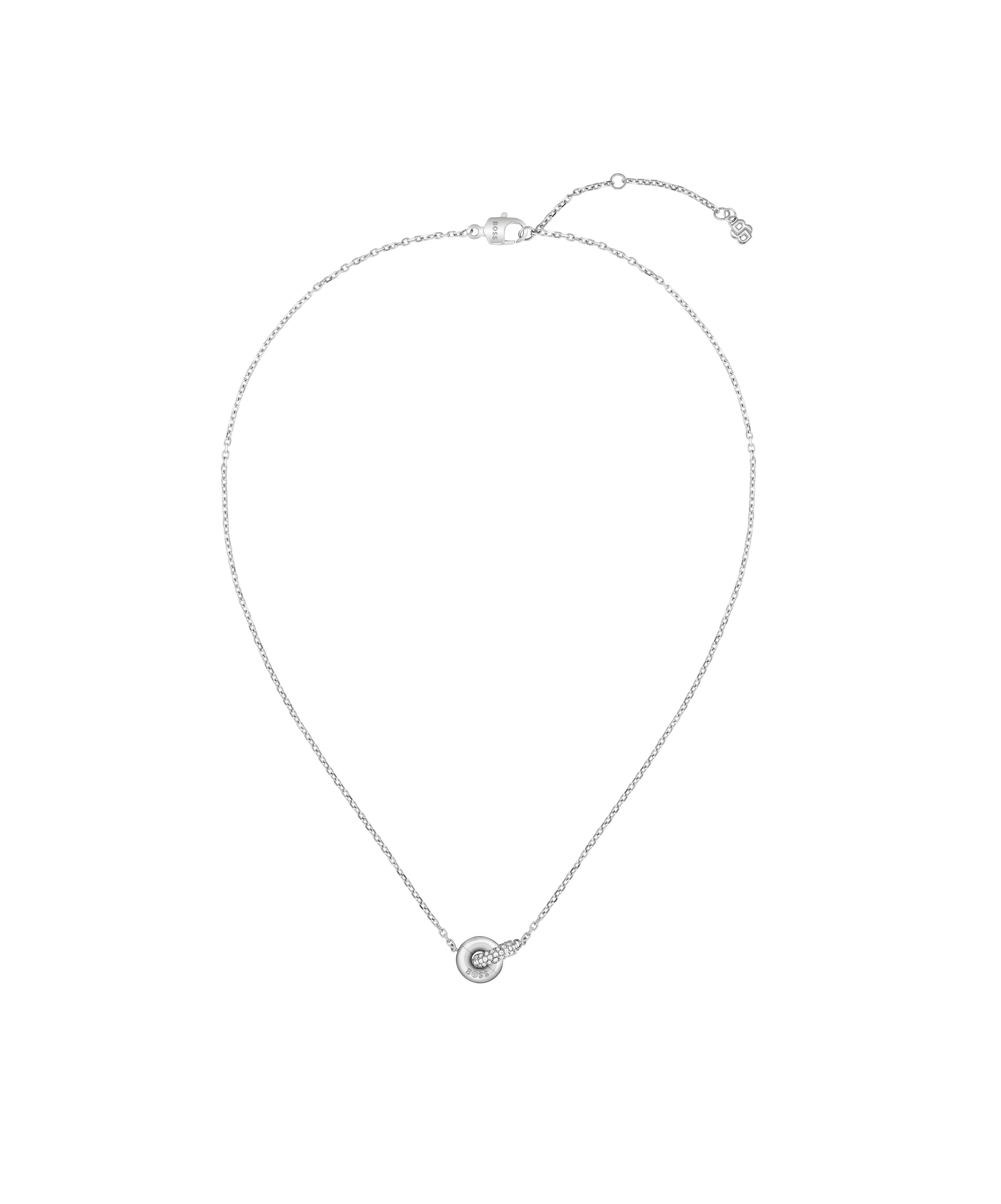 BOSS Kette mit Anhänger LIVE PRECIOUS, mit Preciosa Crystal