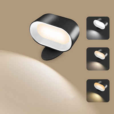 BlingBin LED Wandleuchte LED Akku Wandlampe mit Fernbedienung, Kabellos Dimmbar, 1er Set, LED fest integriert, Warmes Weiß, Natürliches Weiß, Weißes Licht, 360° drehbare, Touch Control