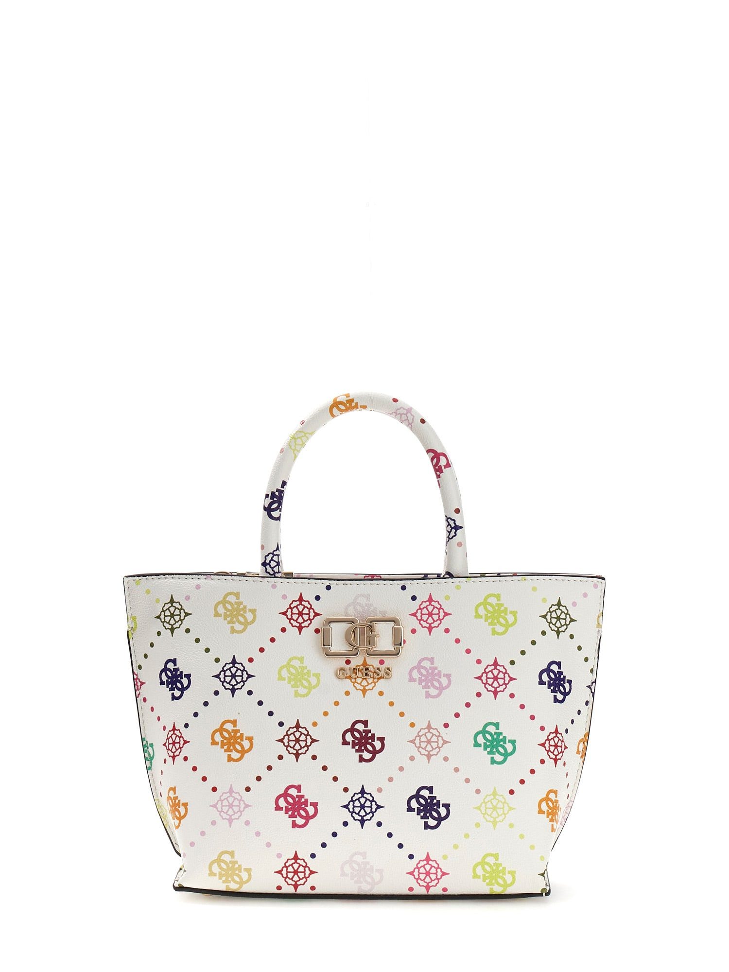 Guess Handtasche Guess Damen Tasche Emelie weiß multi günstig online kaufen
