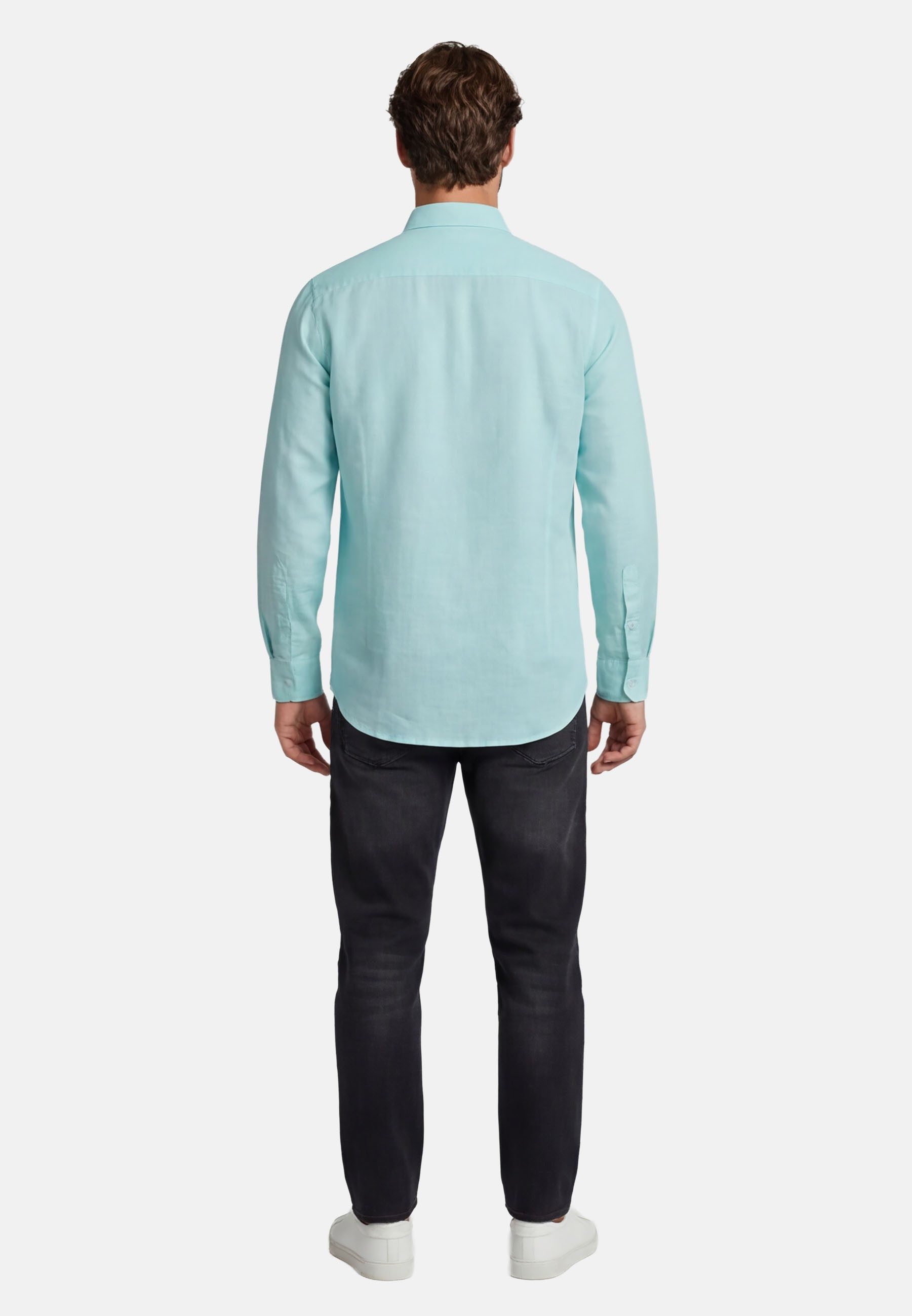 U.S. Polo Assn. Leinenhemd USBlaake Herren Leinenhemd – Sommerhemd luftig mit Button-Down-Kragen Leichtes Hemd aus Leinenmix mit Knopfleiste – Bild 4 von 5
