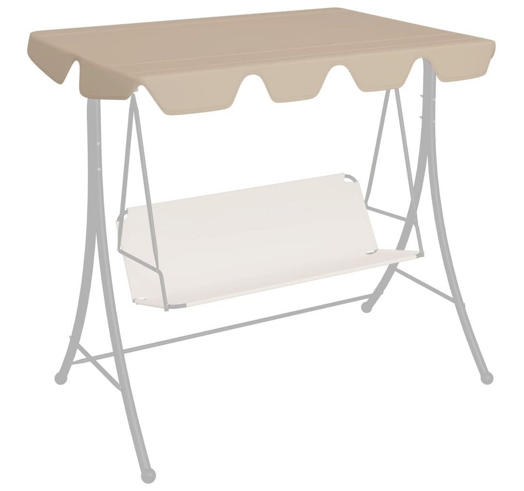 Thumbnail - DOTMALL Pavillon-Ersatzdach Ersatzdach für Hollywoodschaukel Beige 188/168x145/110 cm