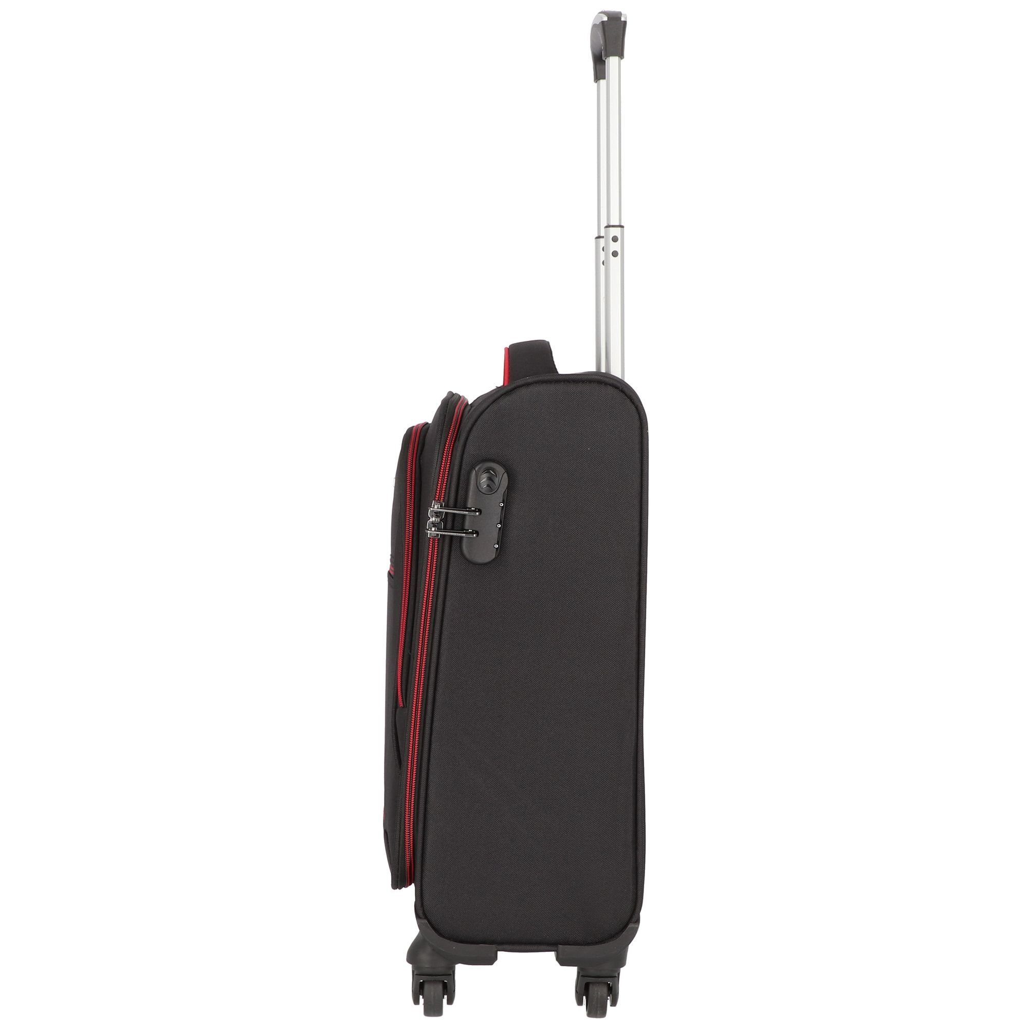 NOWI hand luggage trolley Sevilla, 4 wheels, polyester