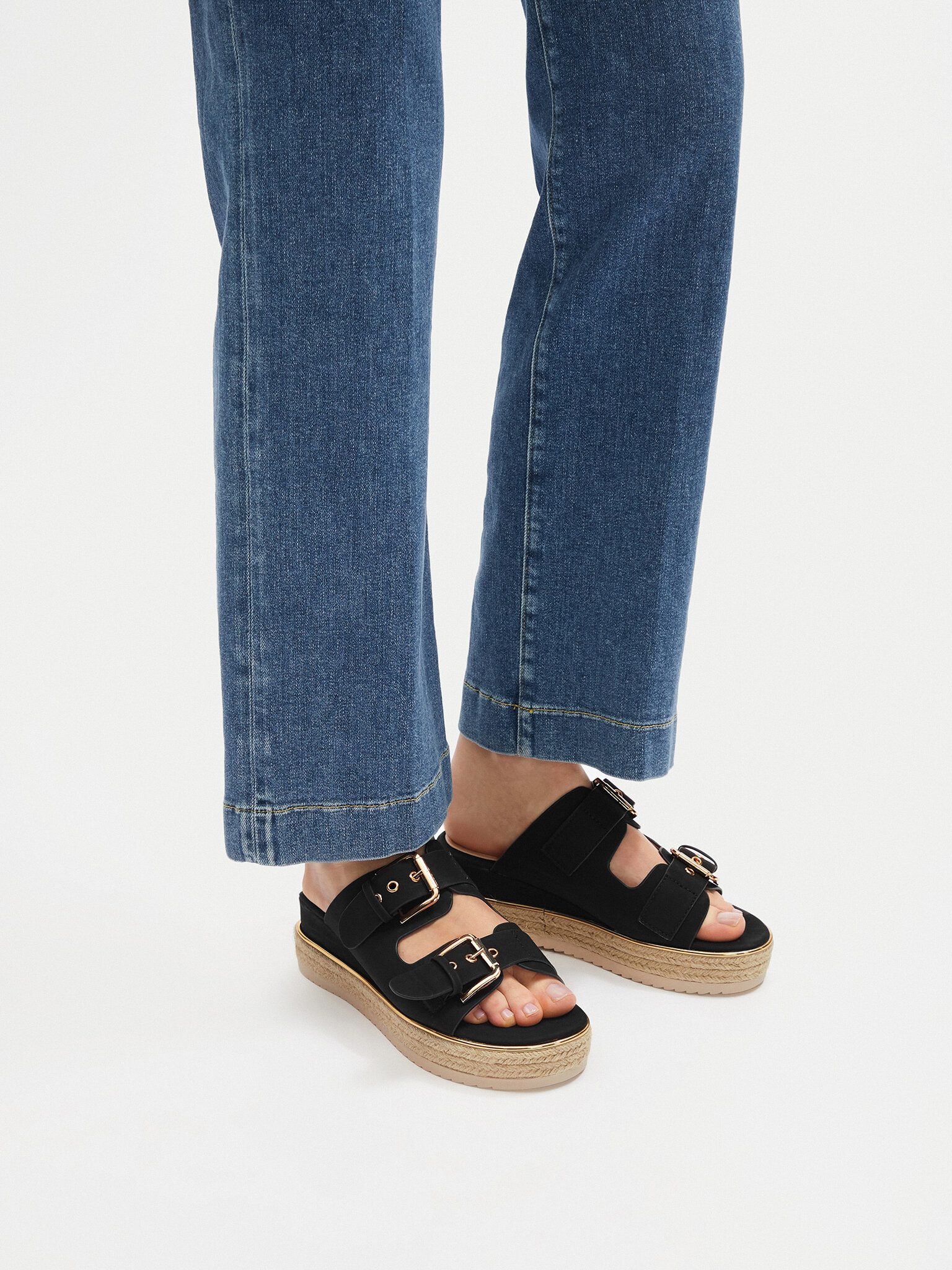 Jenny Jenny Frauen-Espadrilles Schwarz LB-P1434-YLD Espadrille