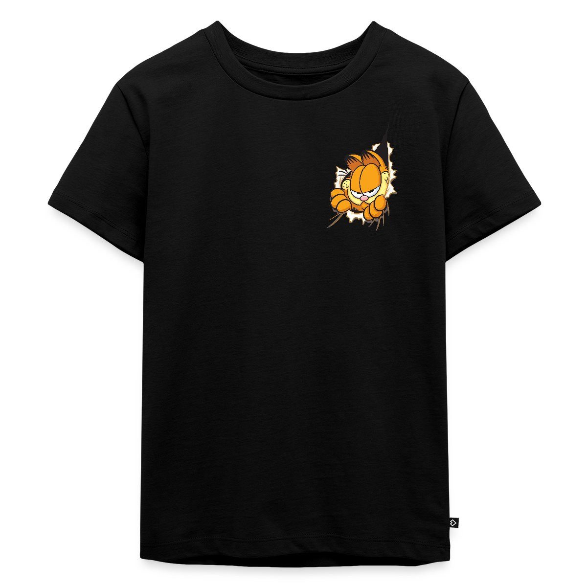 Spreadshirt T-Shirt Garfield Hier Ist Garfield Kinder Premium T-Shirt (1-tlg)