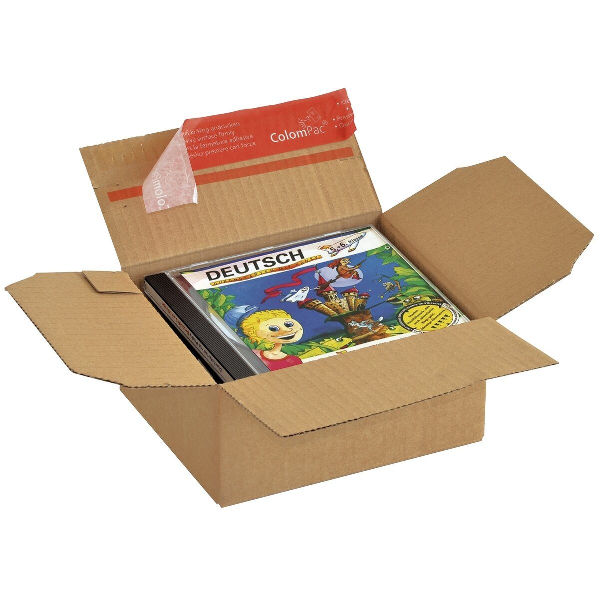 COLOMPAC Versandkarton Blitzbodenkarton - 164x139x80mm sk.
