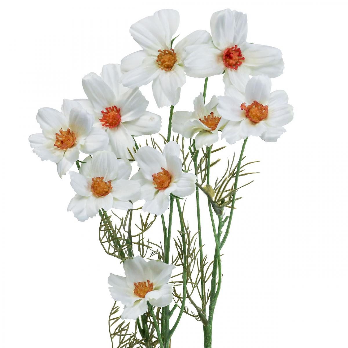 Kunstblume Kunstblumen Cosmea Dekoration für Tisch, Geschenk und Floristik, 3 St, Viana, Höhe 51 cm