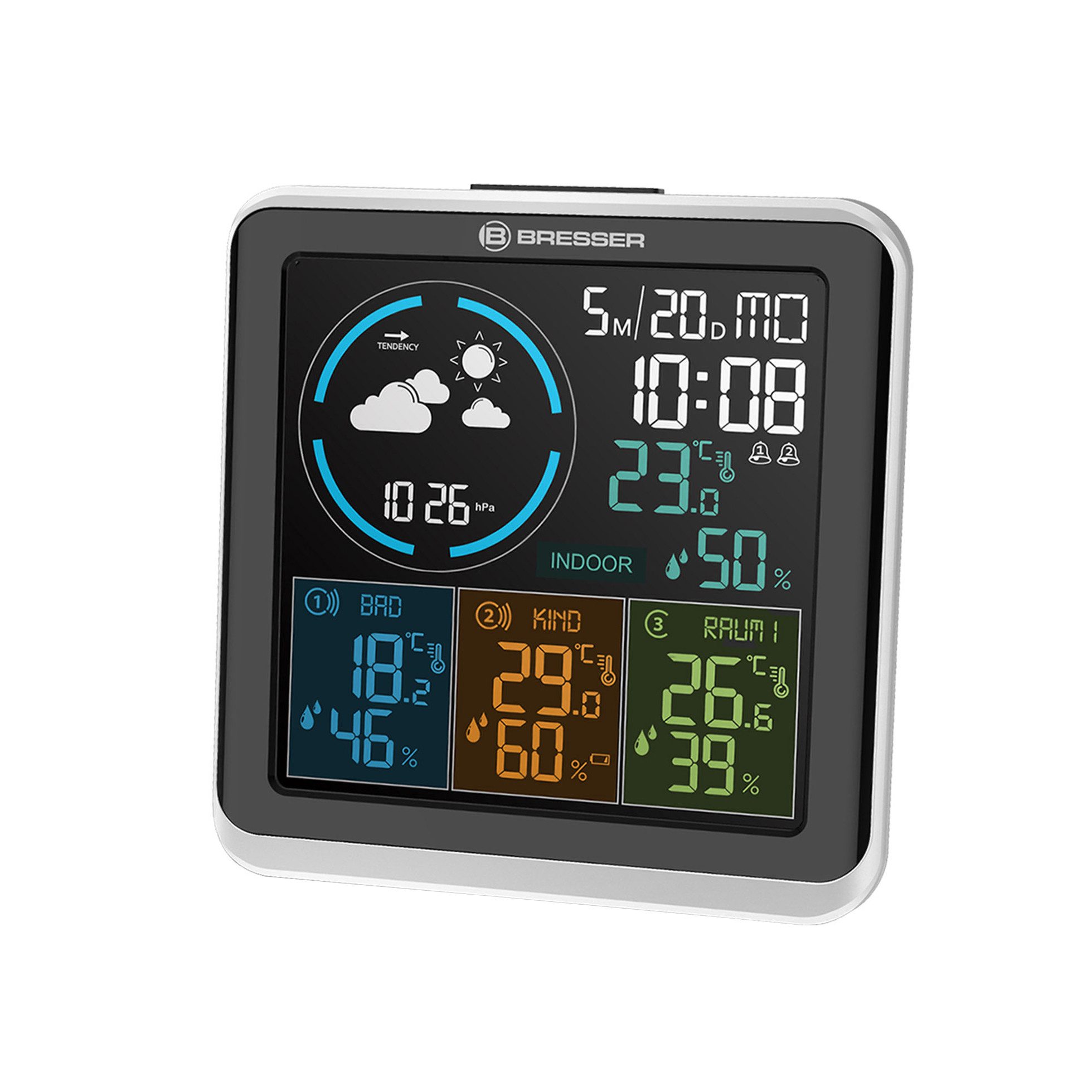 BRESSER BRESSER Quadro Individio Wetterstation Wetterstation