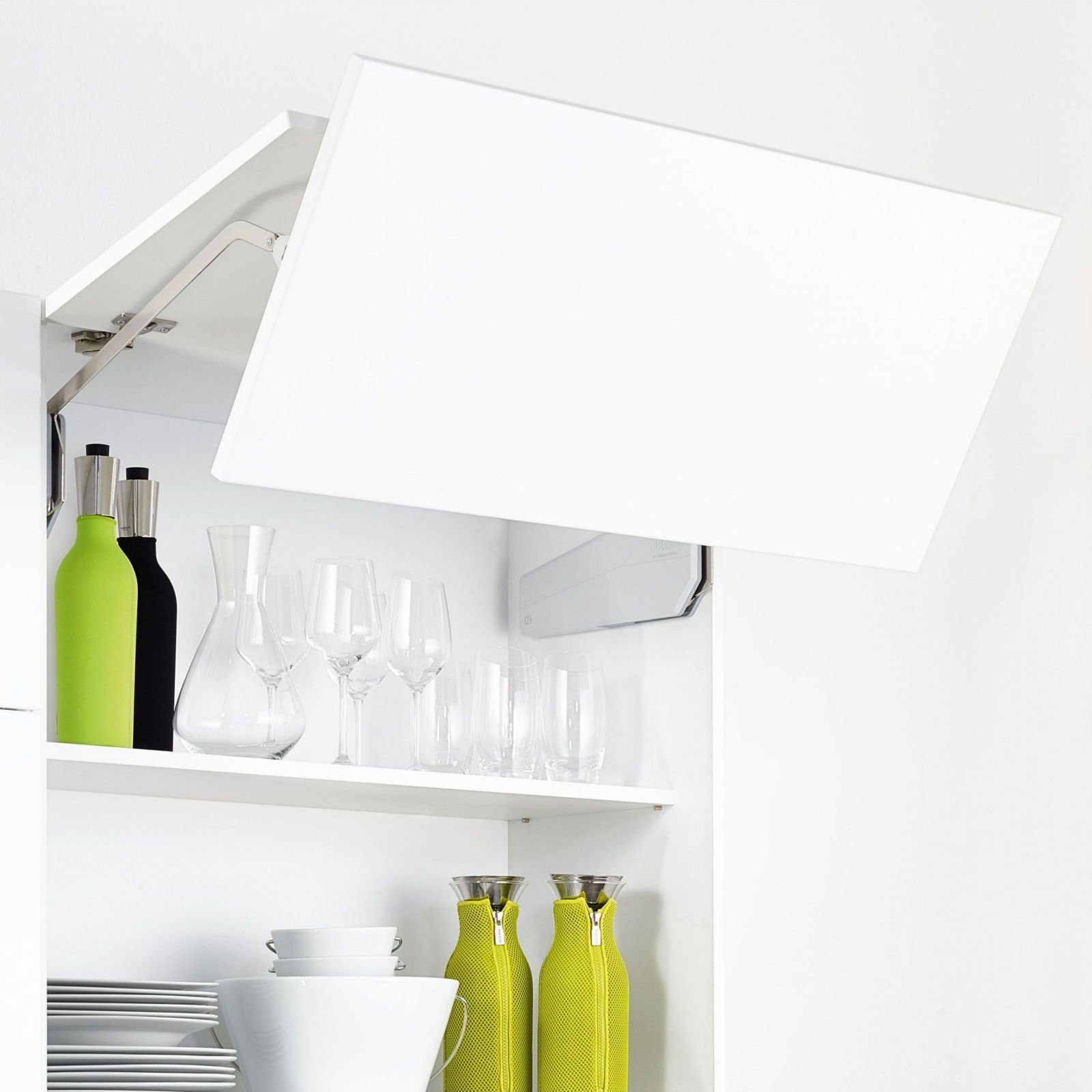 Kesseböhmer Möbelbeschlag Klappenbeschlag Faltliftbeschlag FREEfold, G4fo, Schrankhöhe 710-790 mm / Klappengewicht 5,2 - 10,3 kg