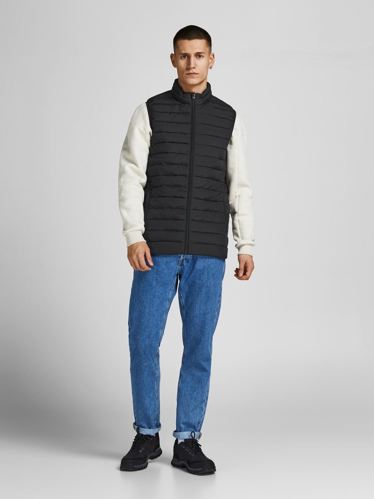 Jack & Jones Funktionsweste Stepp Übergangs Blouson ohne Ärmel JJERECYCLE JJERECYCLE BODYWARMER NOOS