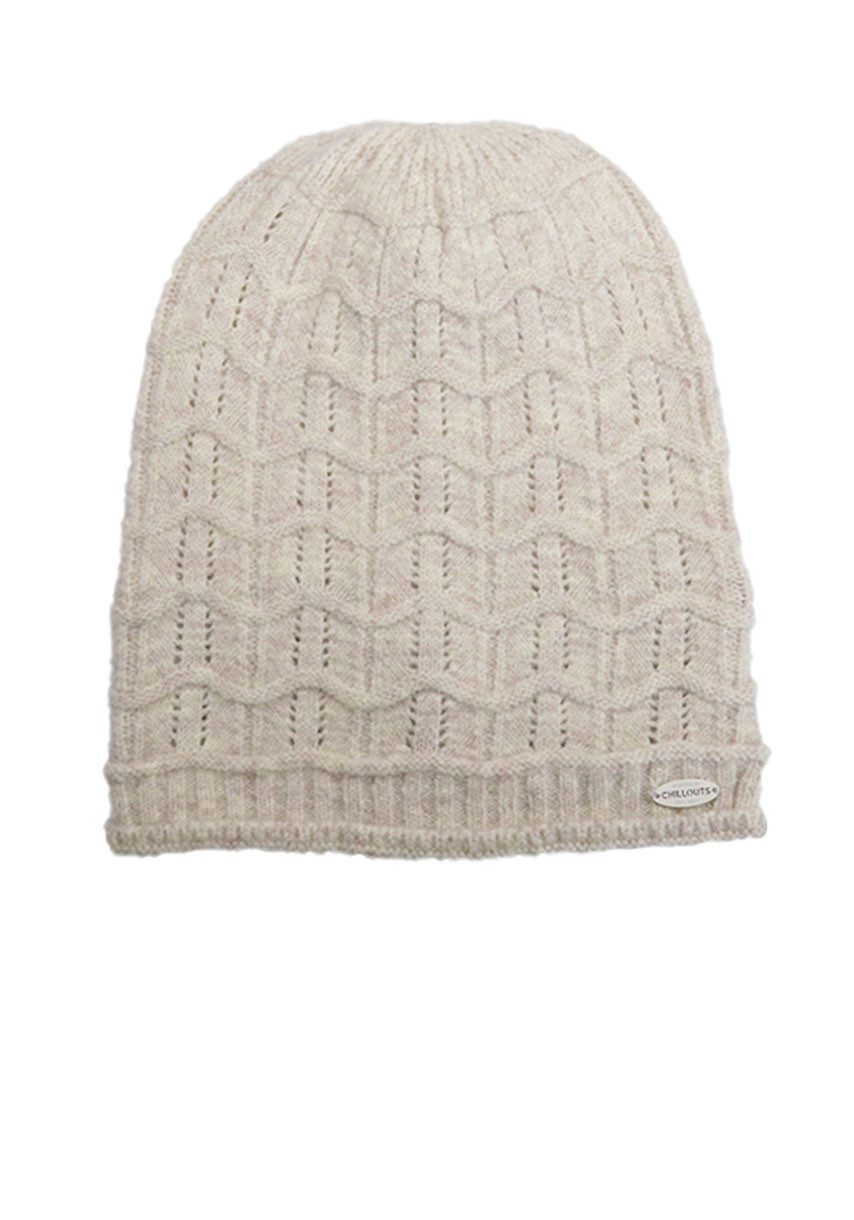 chillouts Beanie Maira Hat mit weichem Lochstrickmuster