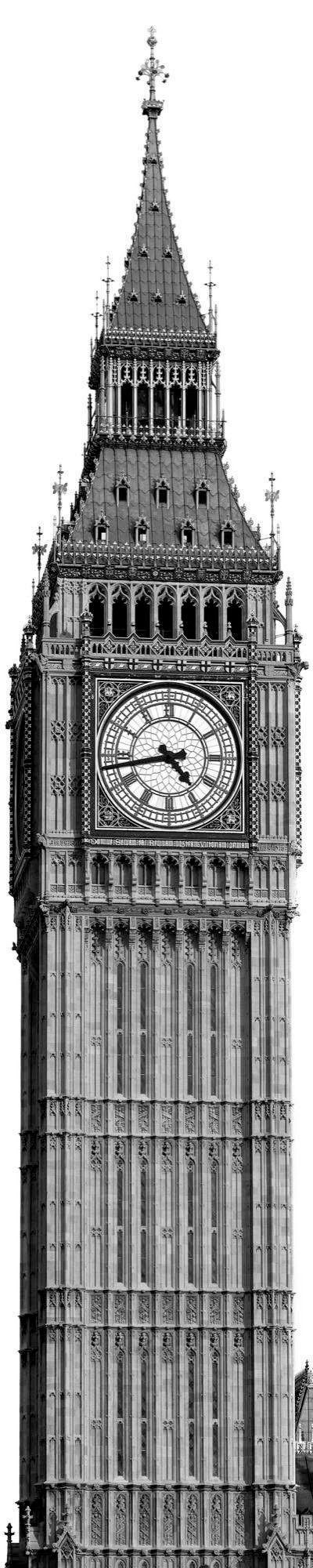 Vliestapete Digitaldruck Vlies - Big Ben - Größe 50 x 250 cm