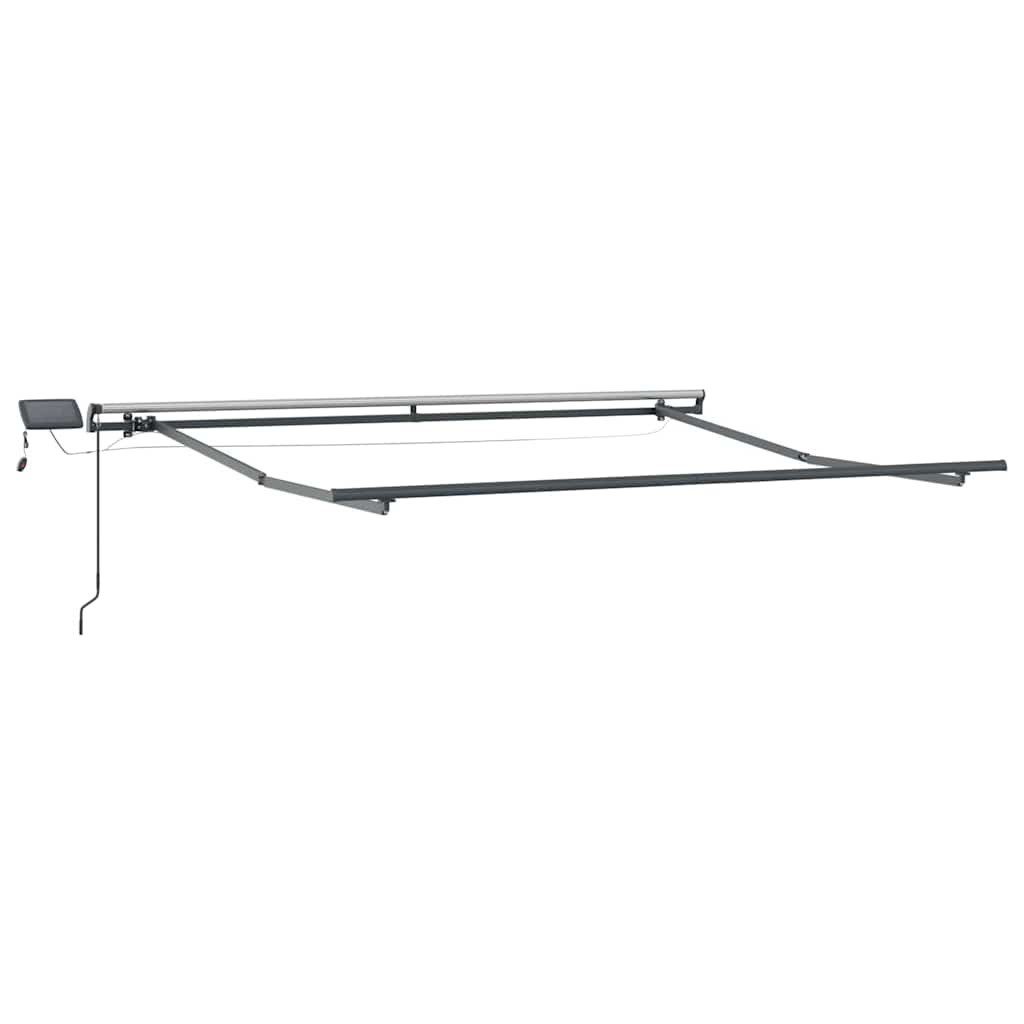 vidaXL Markise Markisenrahmen Anthrazit 3 x 2,5 m Aluminium (1-St)