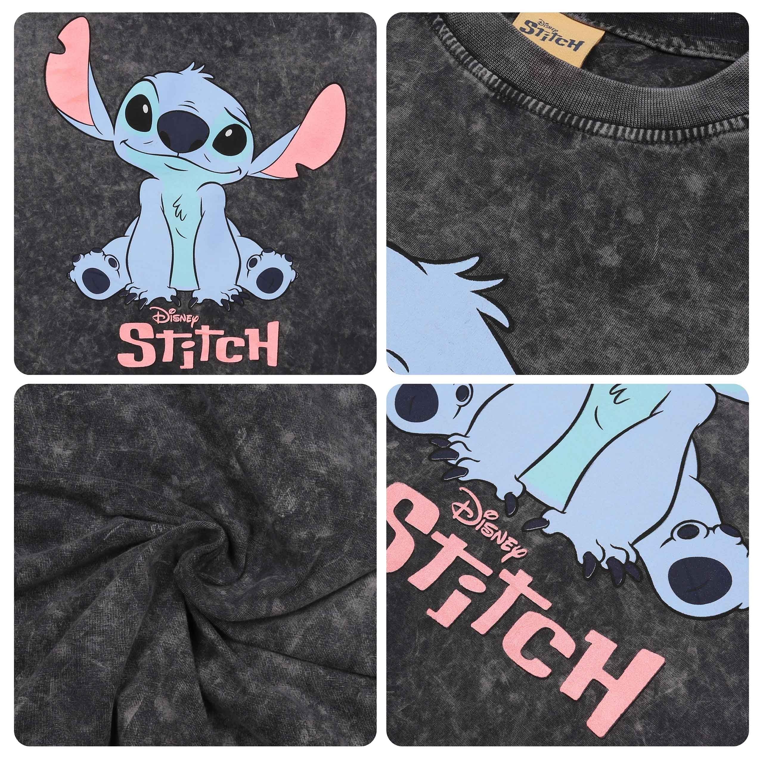 Disney T-Shirt DISNEY Stitch T-Shirt Mädchen, kurzarm, 100% Baumwolle – Bild 4 von 5