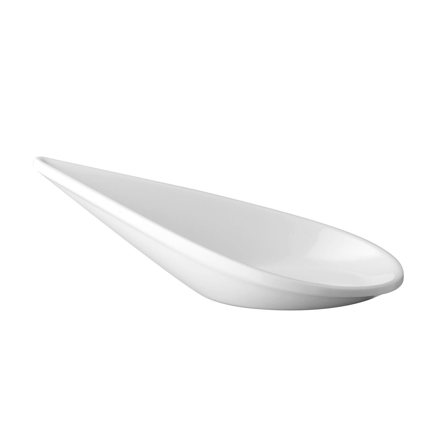 APS Fingerfood-Löffel DROP, 12er Set (12 Stück), Stapelbarer Löffel aus Melamin