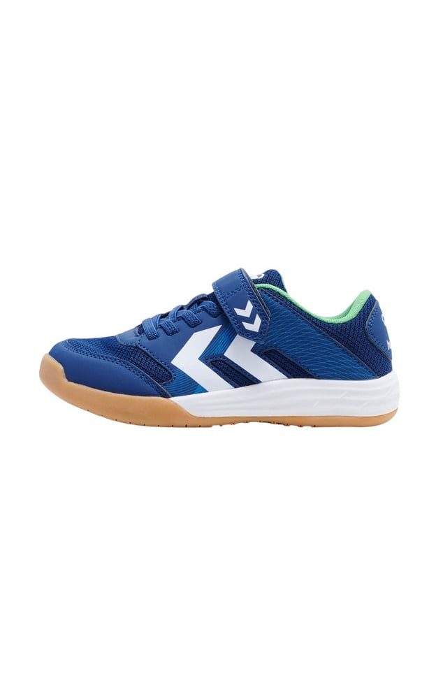 Hallen-Indoorschuhe Multiplay Stable VC navyblau Kinder Badmintonschuh