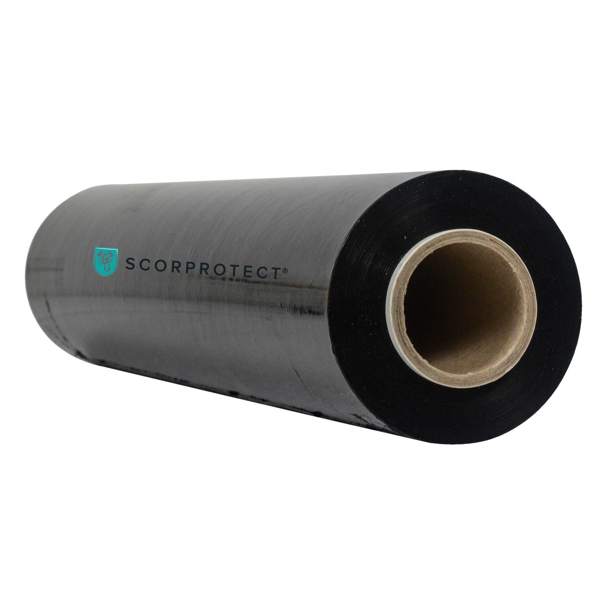 Scorprotect® Schutzfolie Stretchfolie Handstretchfolie 500 mm x 300 m schwarz