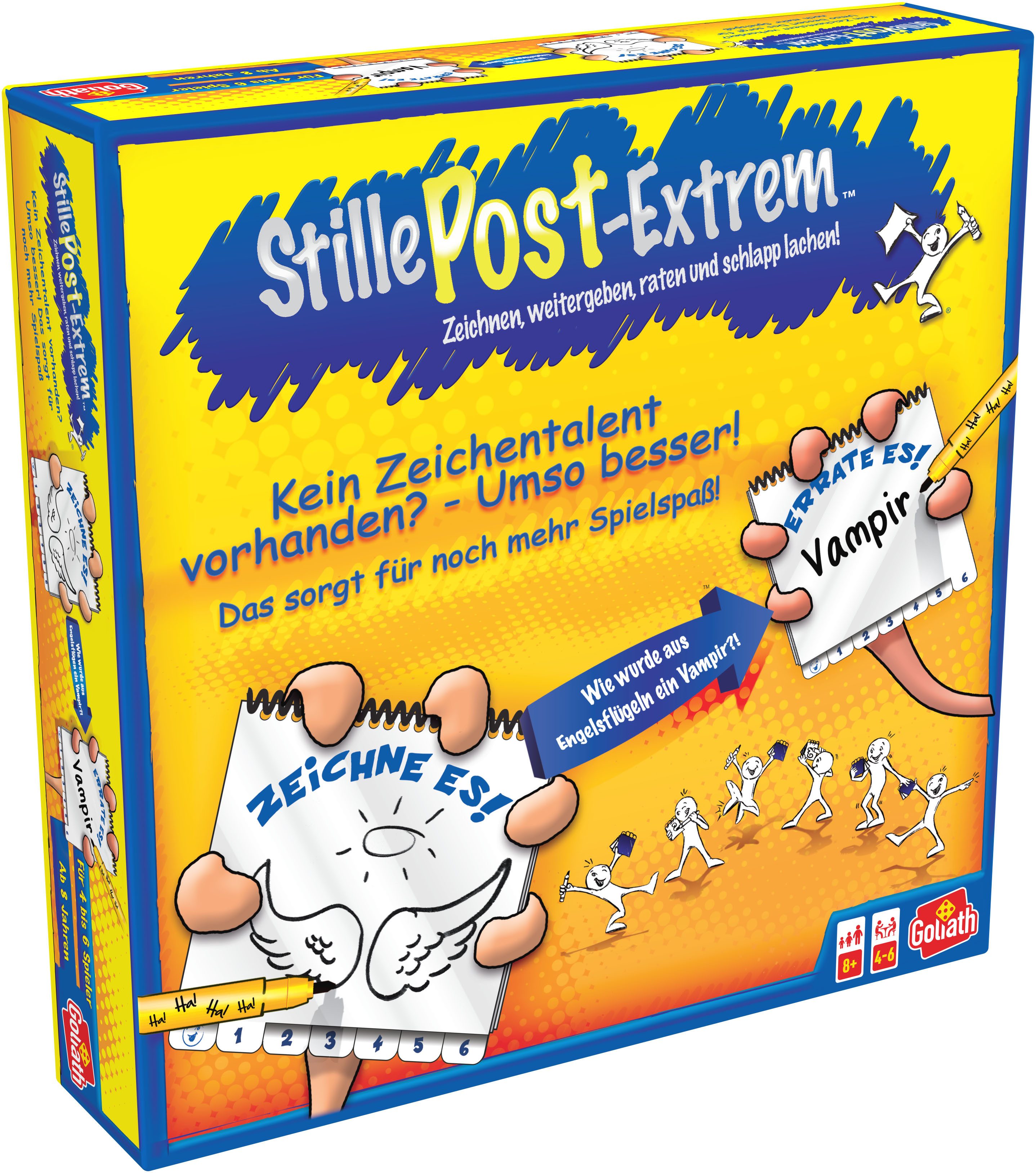 Goliath® Spiel Stille Post Extrem, Familienspiel