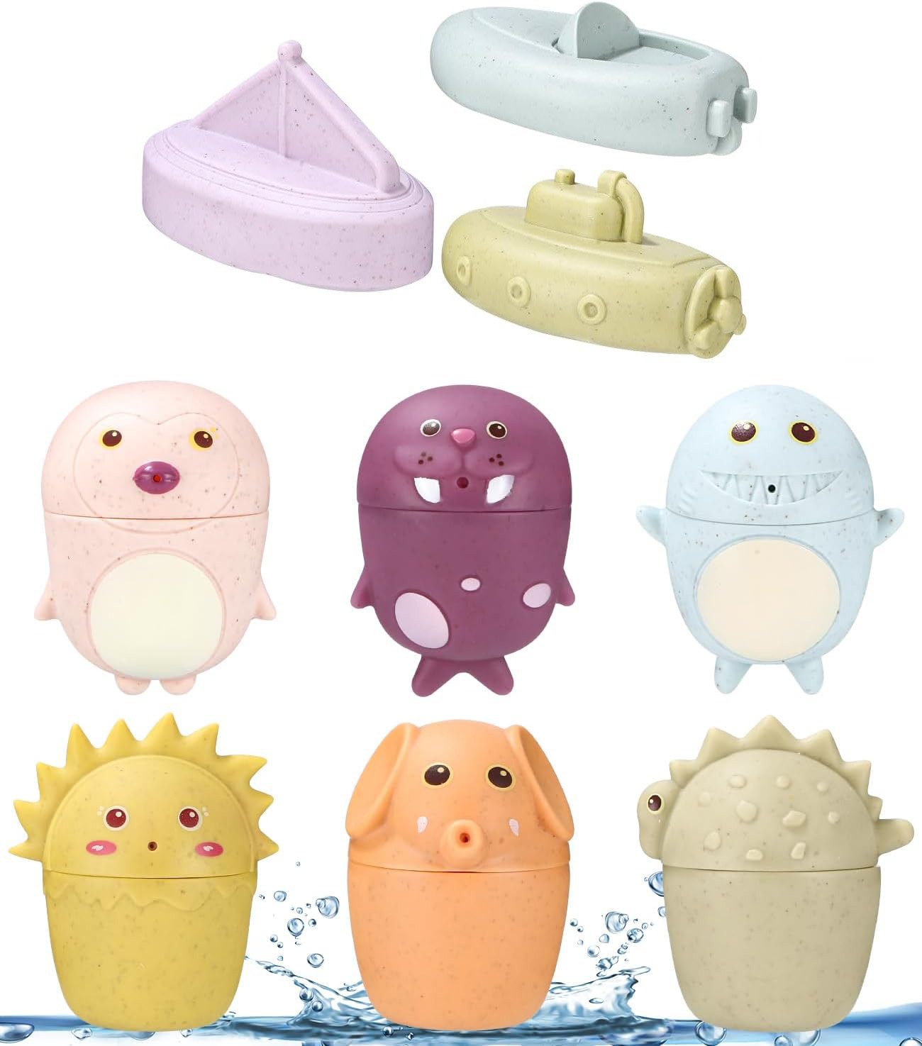 Badespielzeug 9-teiliges Badespielzeug für Babys