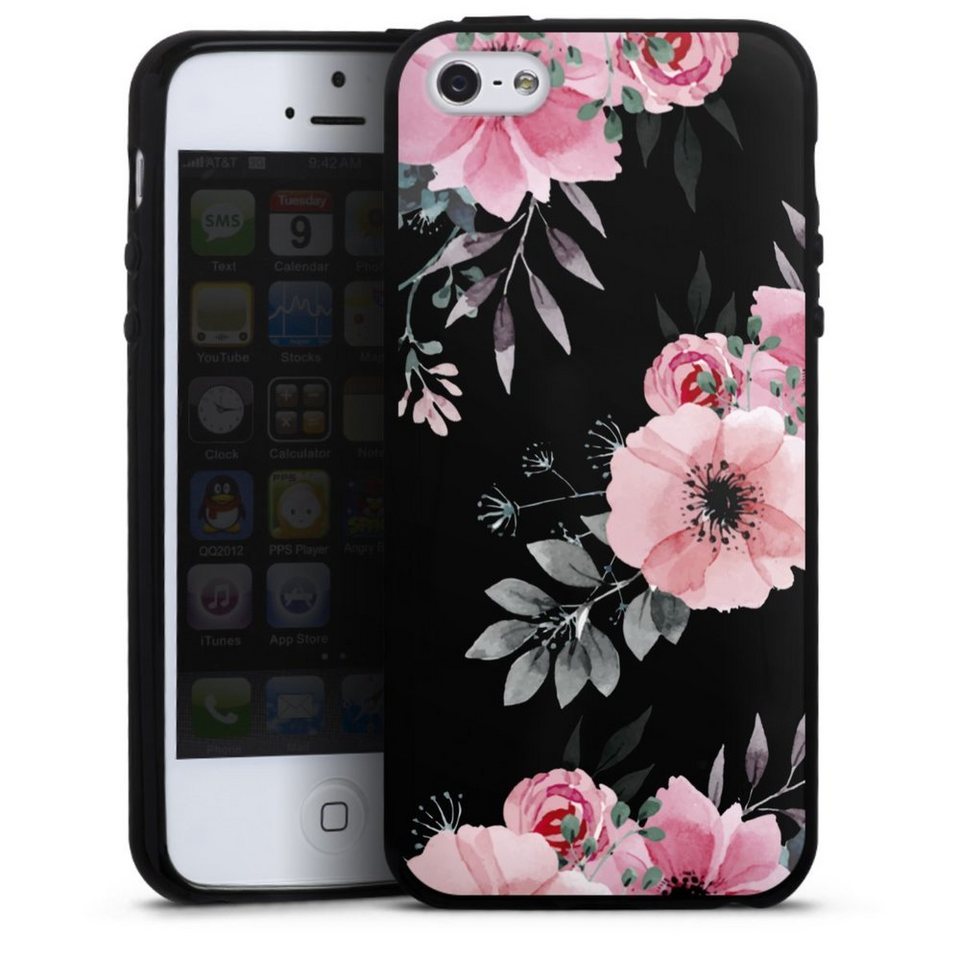 DeinDesign Handyhülle »Blumen rosa ohne Hintergrund« Apple iPhone SE