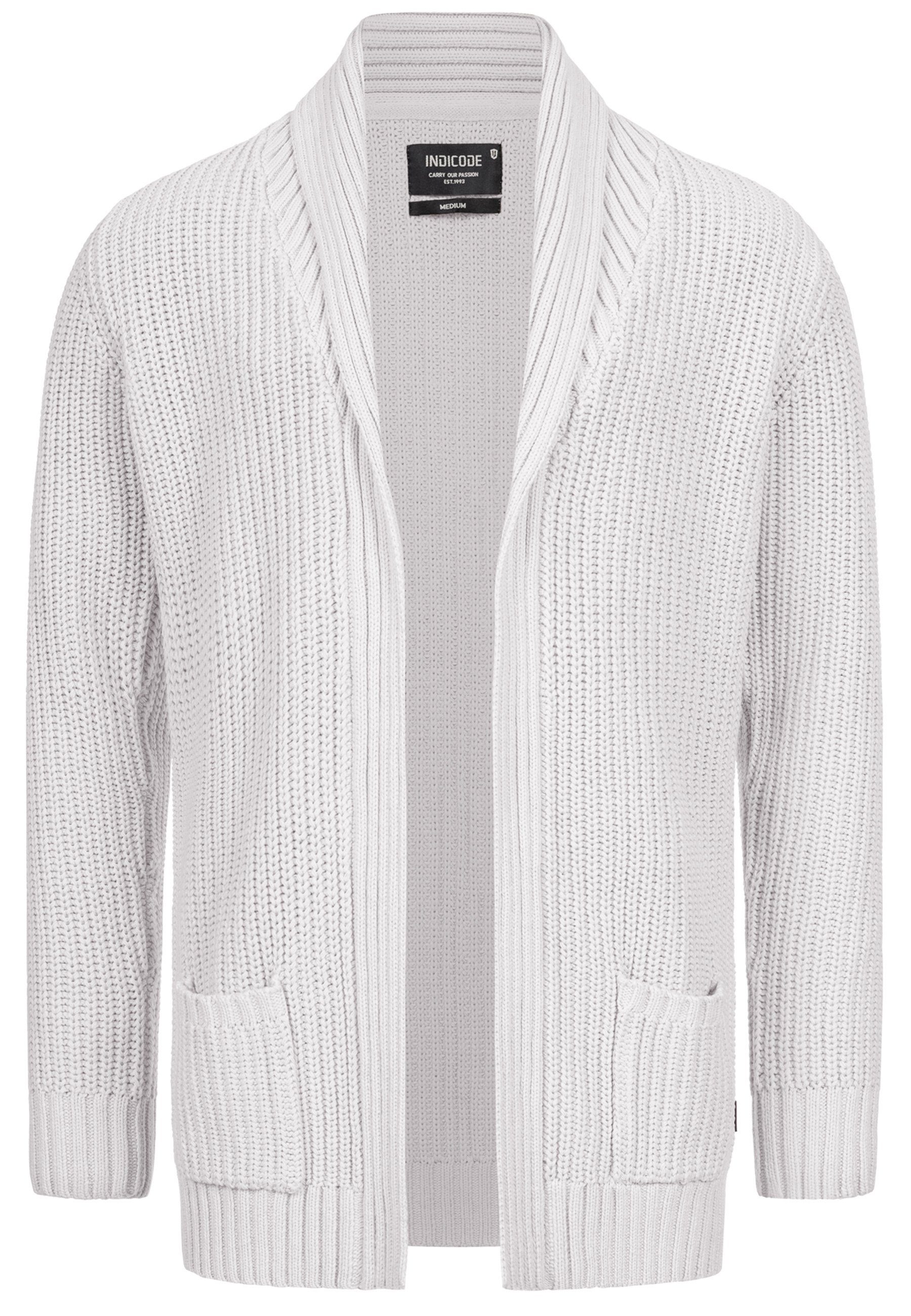 Indicode Strickjacke Anaheim günstig online kaufen