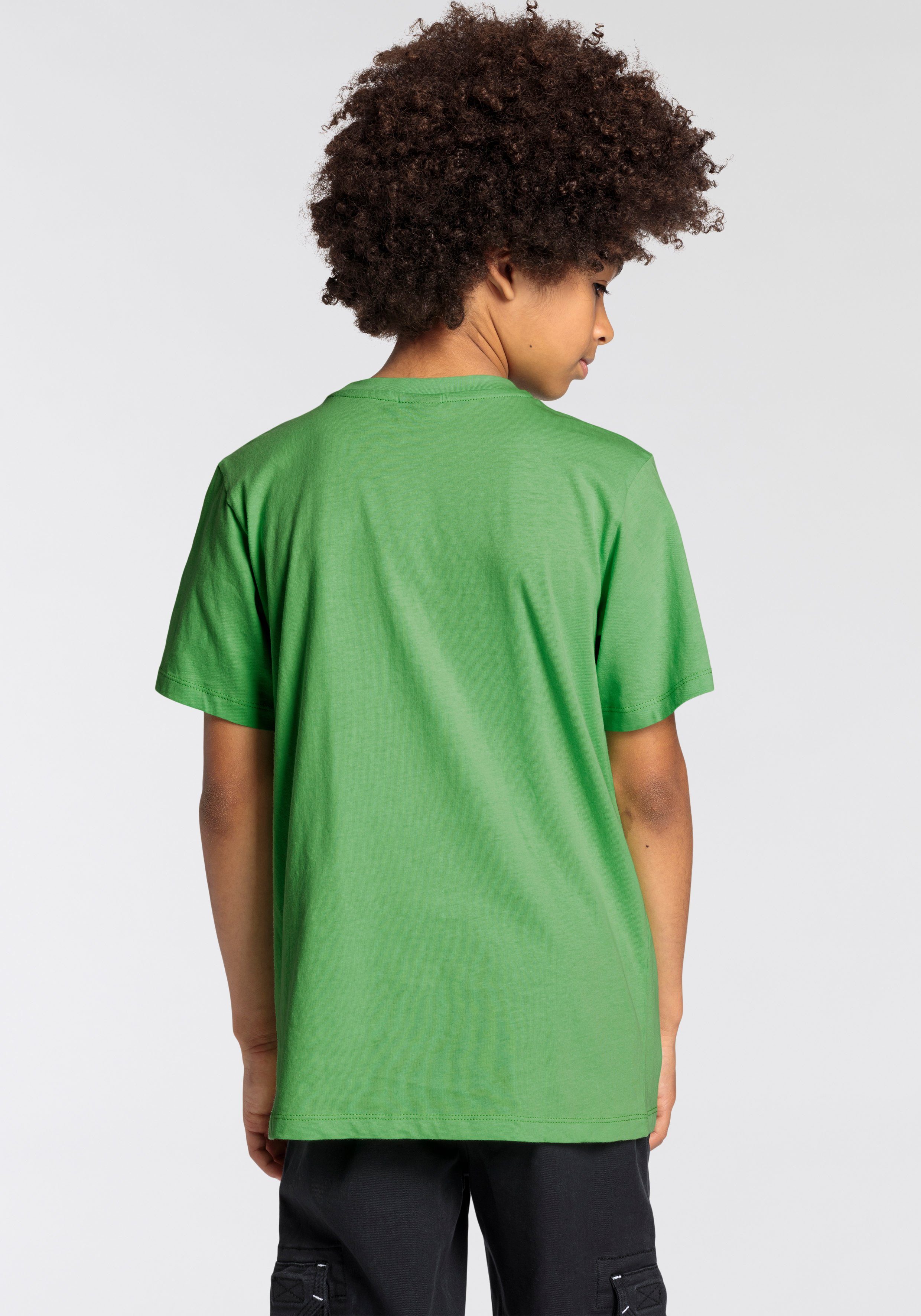 KIDSWORLD T-Shirt Biker - Druck Kurzarm, Basic-Passform, mit stylischem Druck, Rundhalsausschnitt
