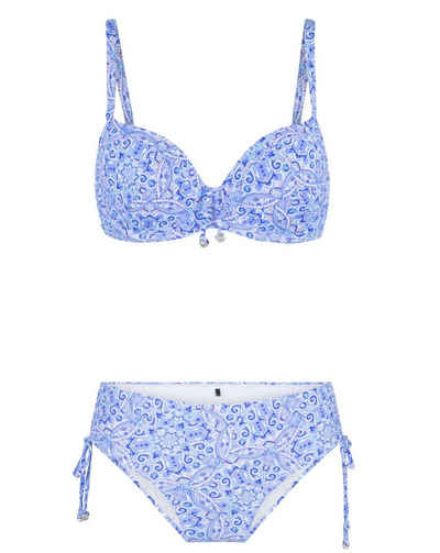 LingaDore Balconette-Bikini Blue Paisley Schalen-Bikini