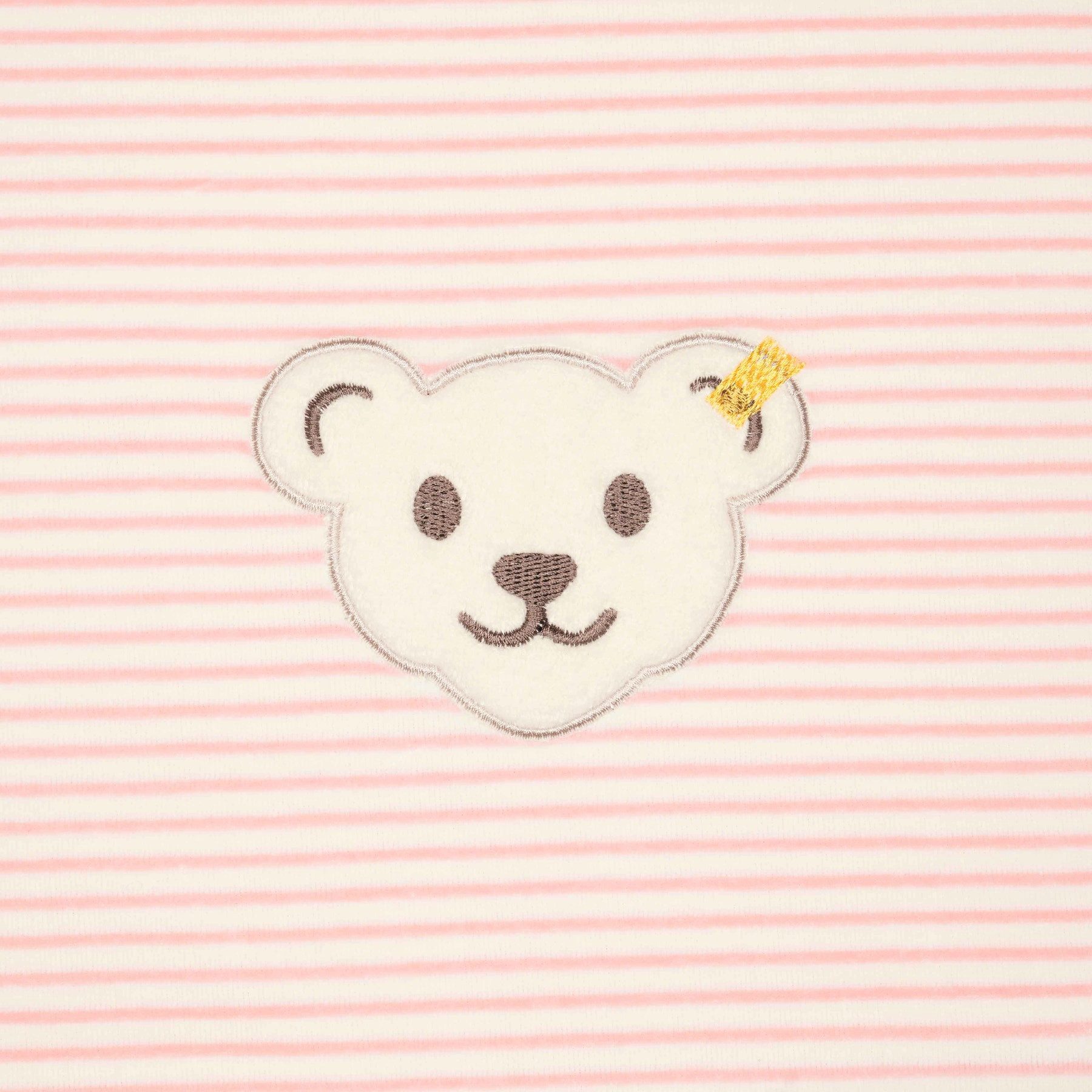 Babydecke Steiff Decke Jerseydecke Nickydecke Kuscheldecke Bär rosa 90 x 60