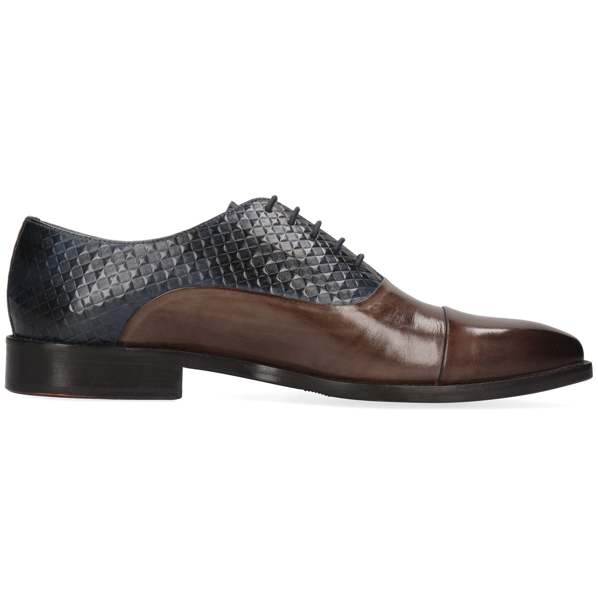 Melvin & Hamilton Lawrence 3 Leder-Oxford Schuhe für Herren Schnürschuh Flache Absätze, Echtes Leder, Vegetabile Gerbung