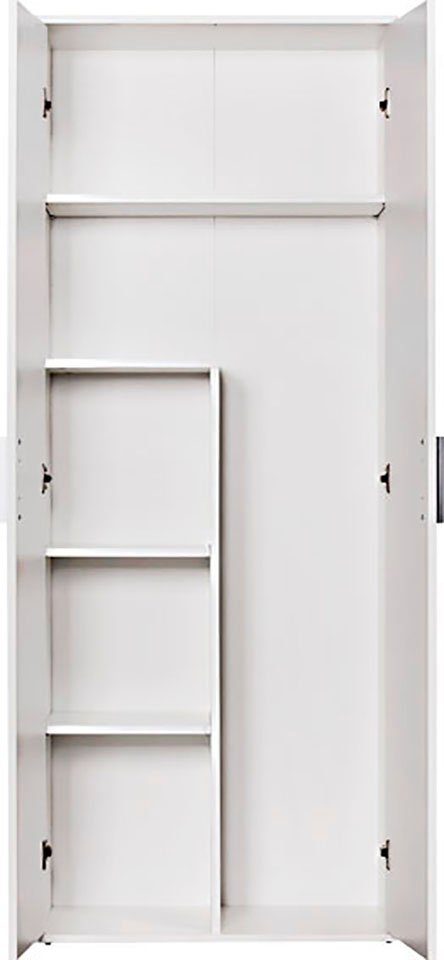 Procontour Hochschrank Clara Breite 64cm, weiß | weiß mit Einlegeböden