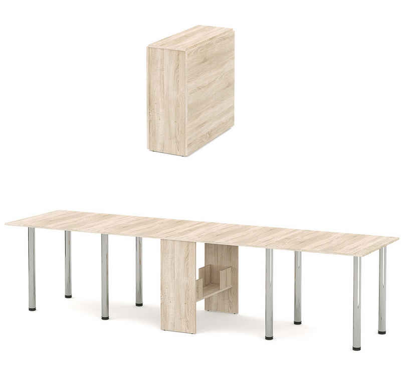 Rodnik Esstisch, ausklappbar bis 310 cm - 5 Größen möglich - Bürotisch