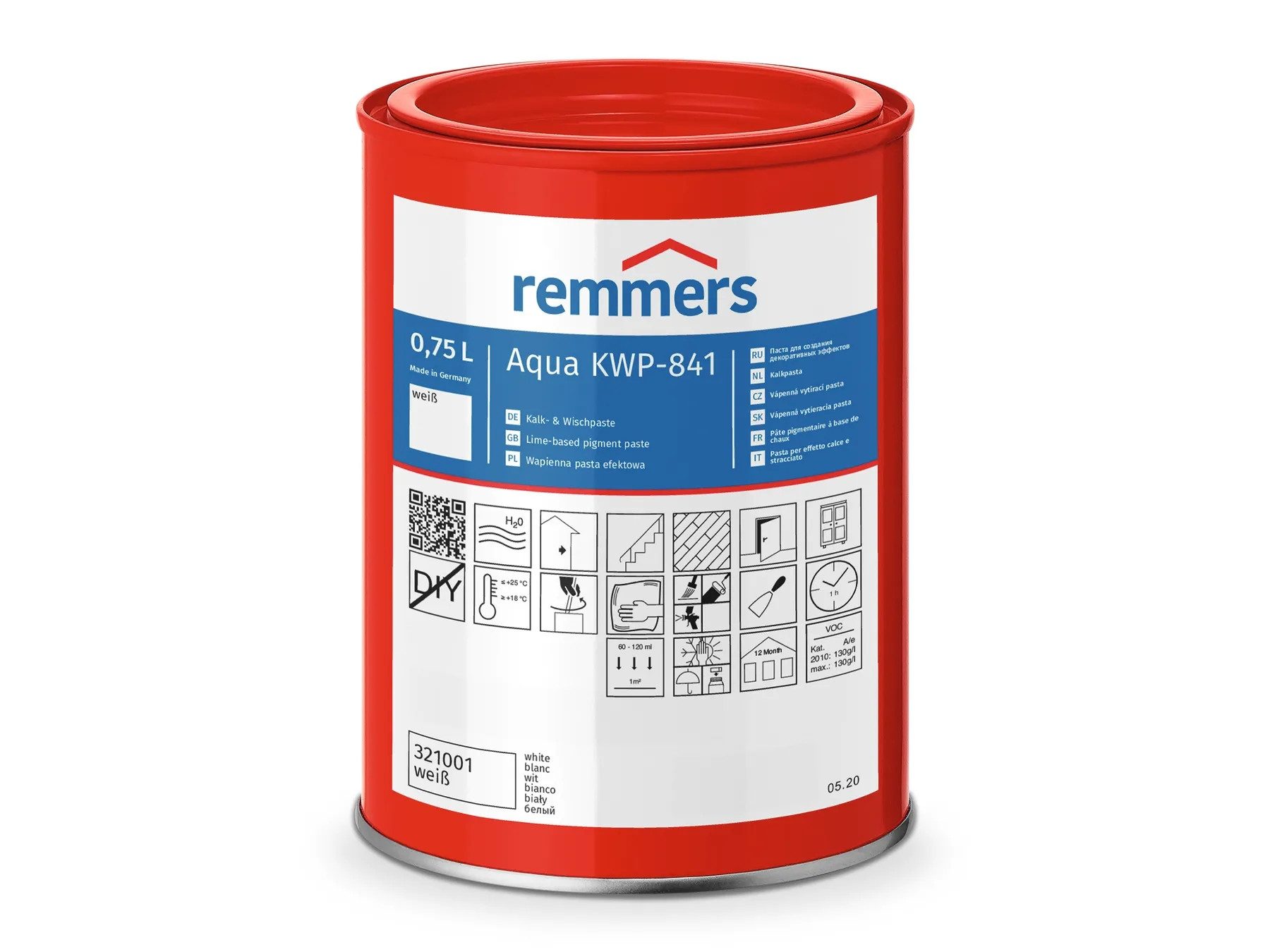 Remmers Effekt-Zusatz Aqua KWP-841-Kalk- und Wischpaste