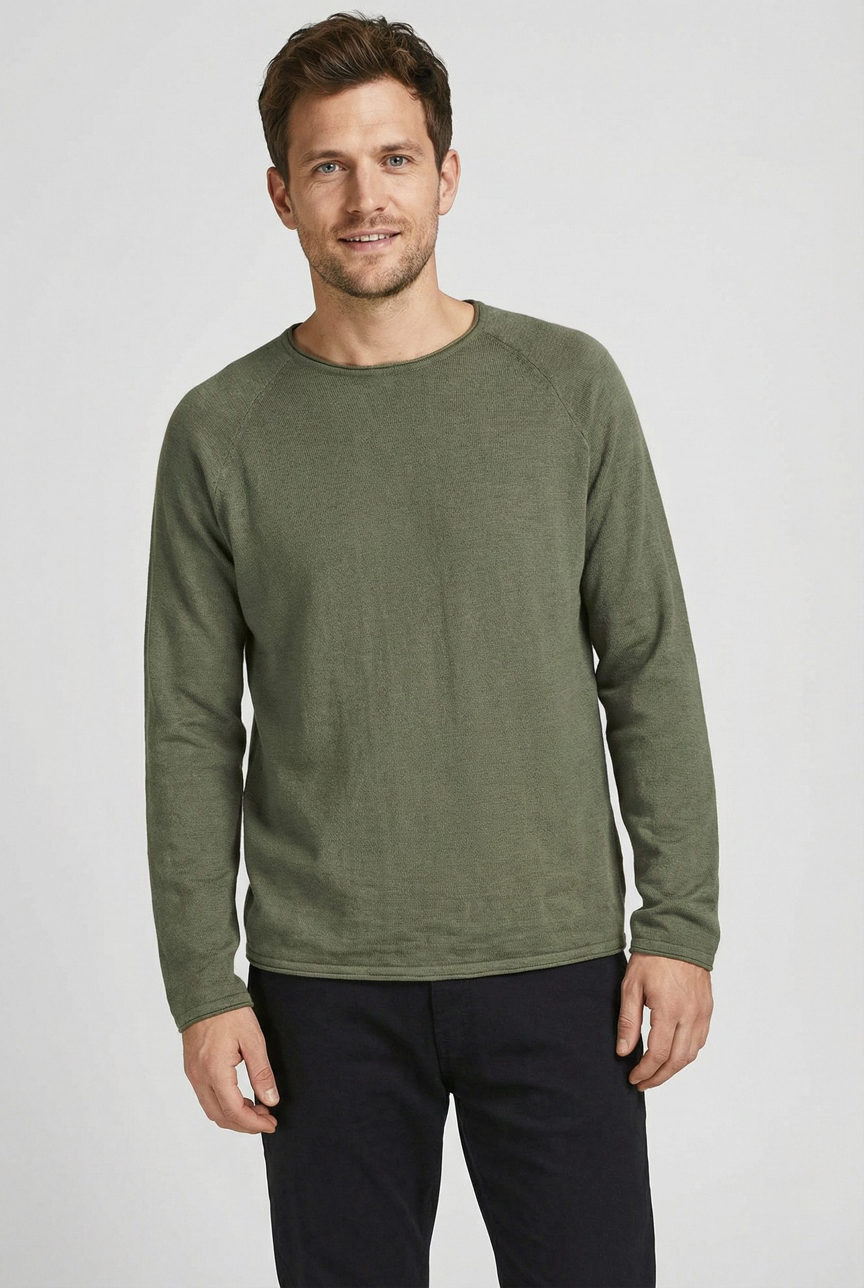 Jack & Jones Strickpullover JJBREEZE KNIT CREW NECK günstig online kaufen
